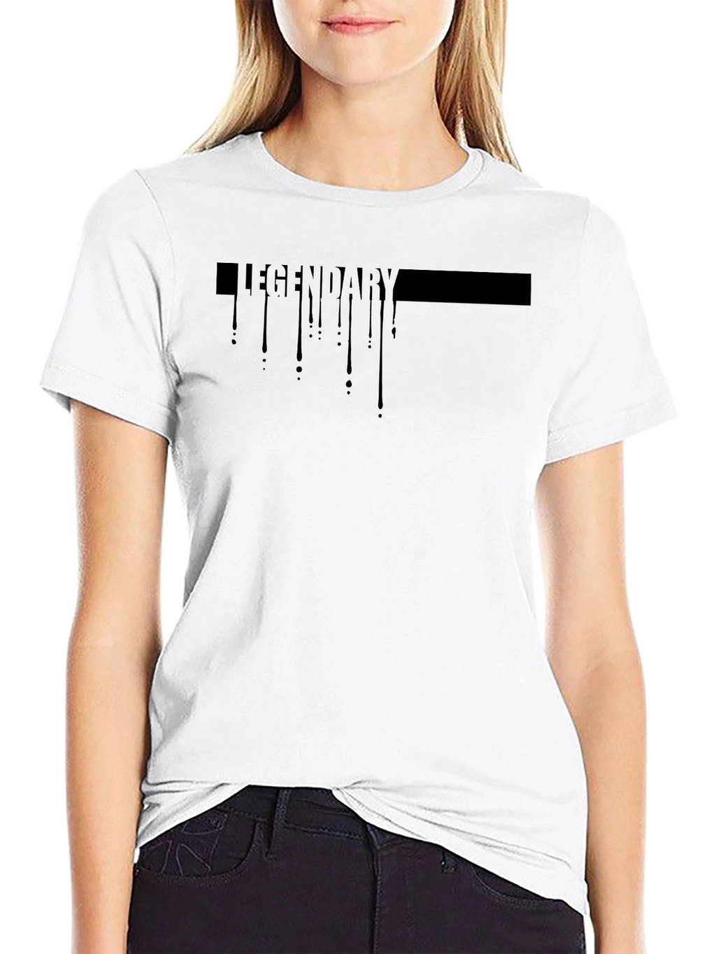 Legendary Drip Graphic Black T-Shirt
