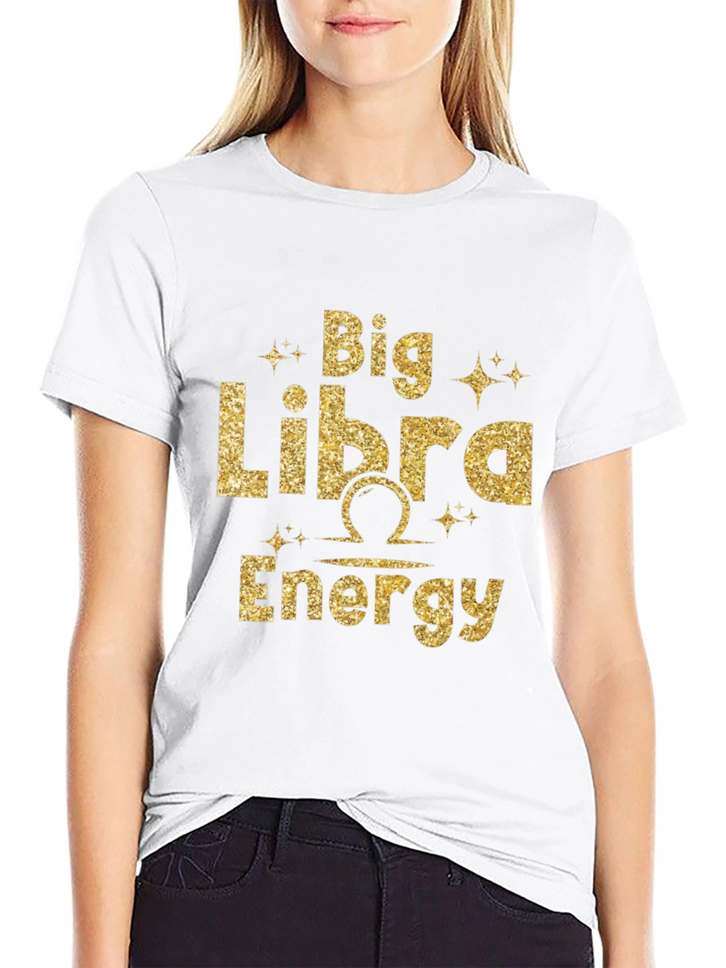 Big Libra Energy Graphic T-Shirt - Zodiac Sign Tee