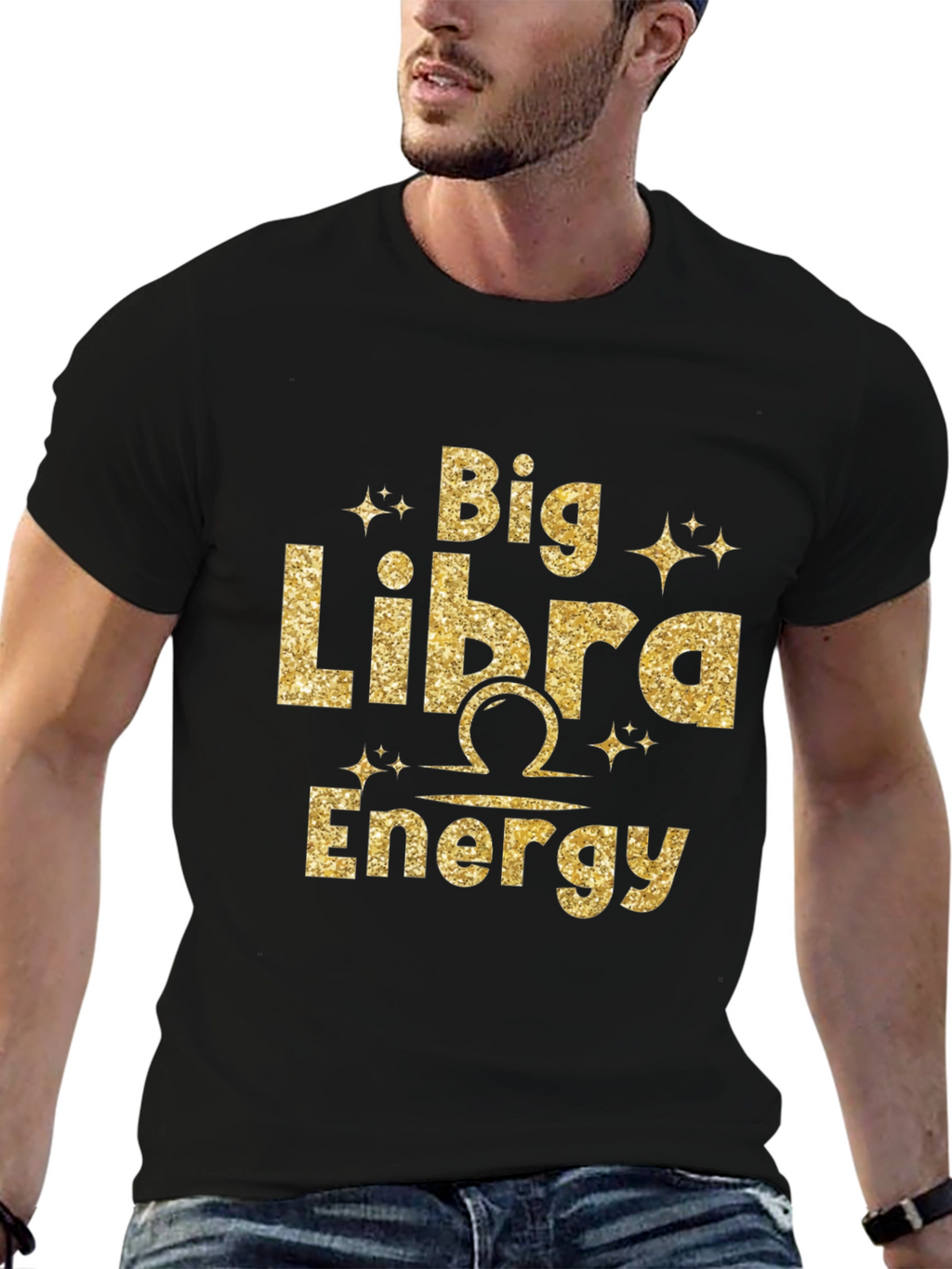 Big Libra Energy Graphic T-Shirt - Zodiac Sign Tee