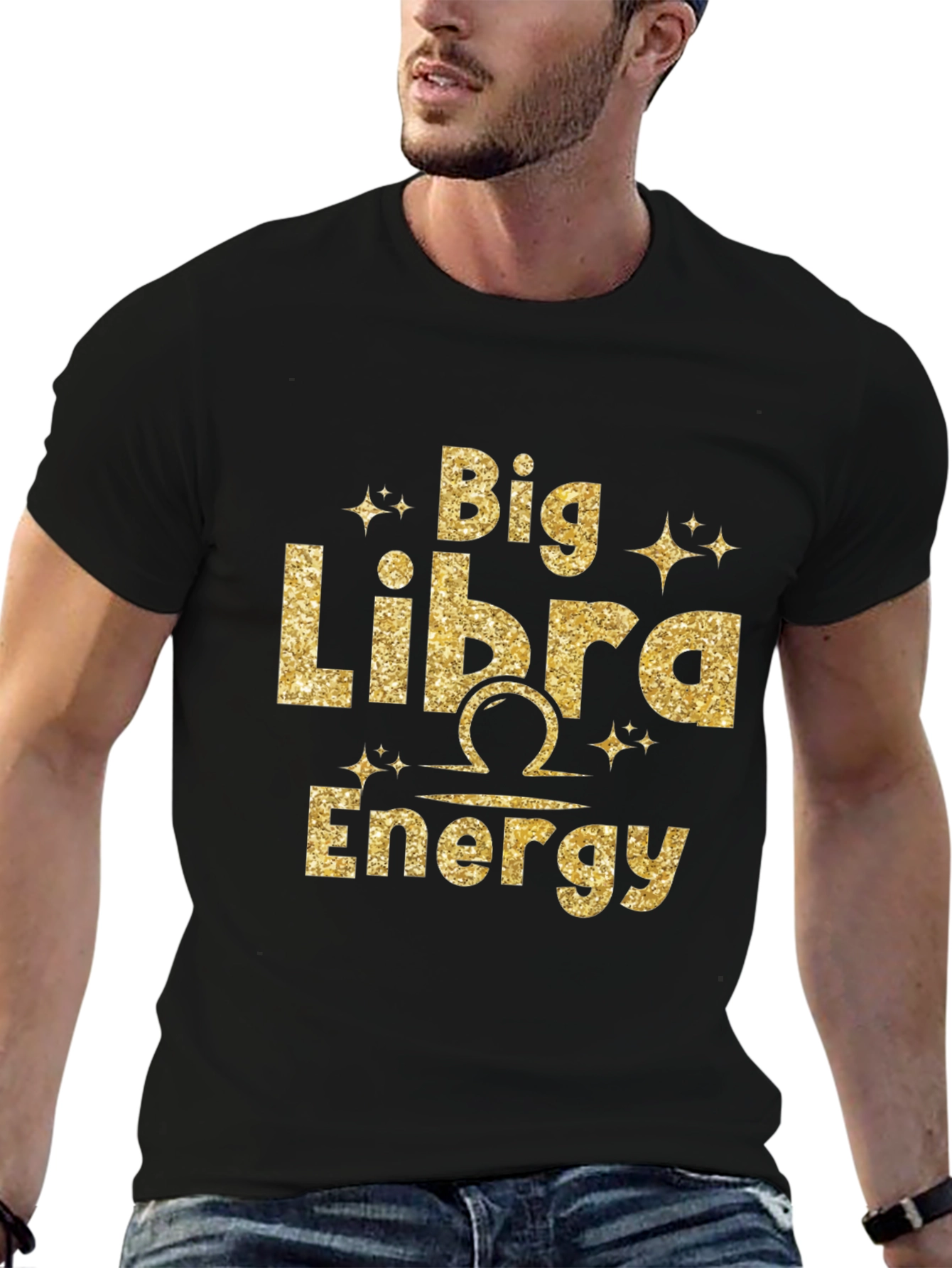 Big Libra Energy Graphic T-Shirt - Zodiac Sign Tee