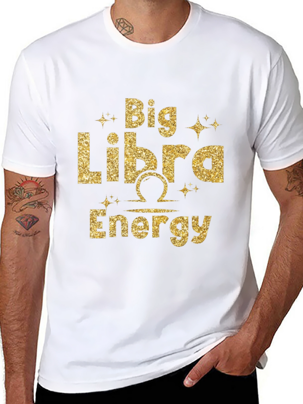 Big Libra Energy Graphic T-Shirt - Zodiac Sign Tee