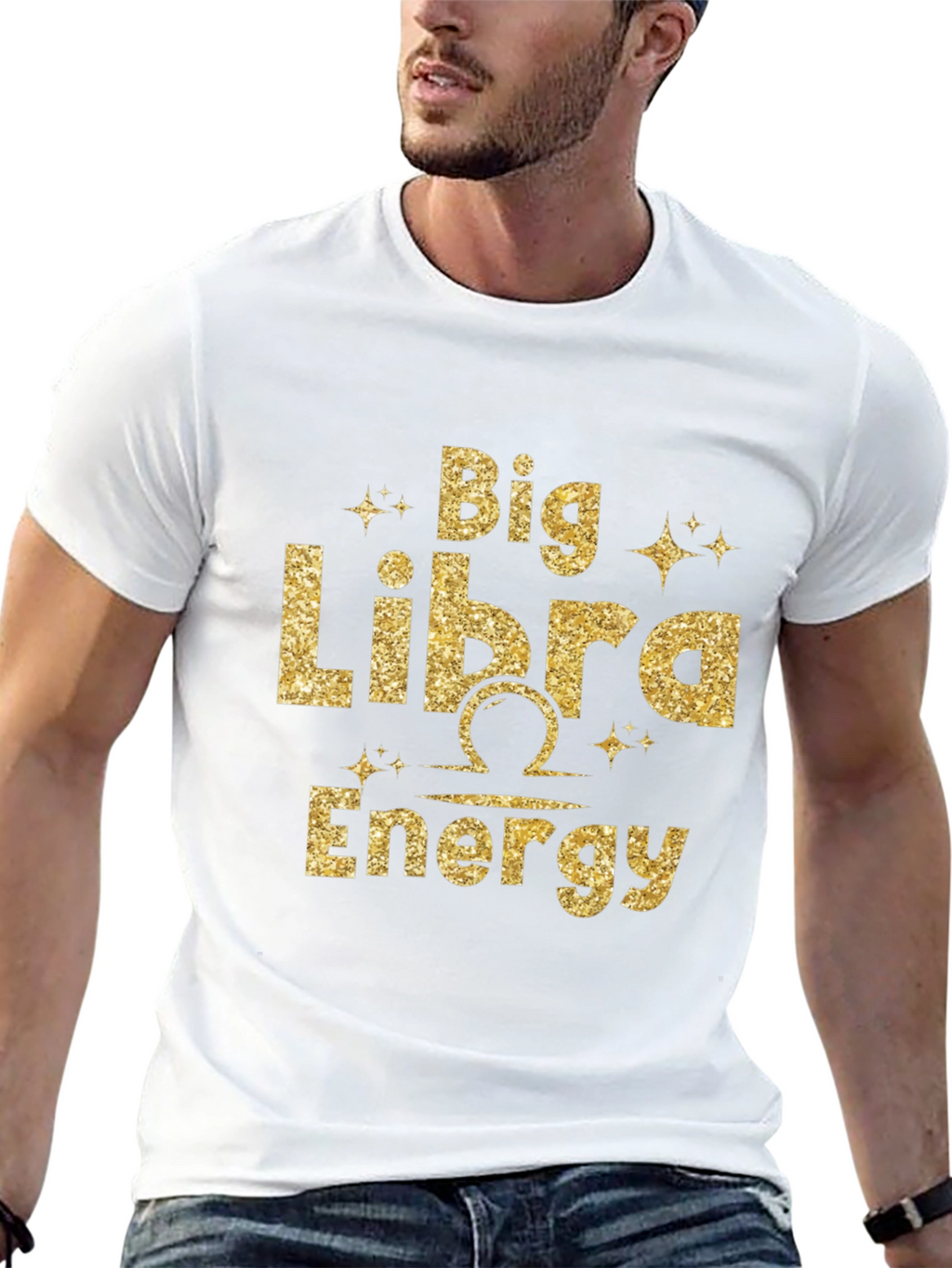 Big Libra Energy Graphic T-Shirt - Zodiac Sign Tee