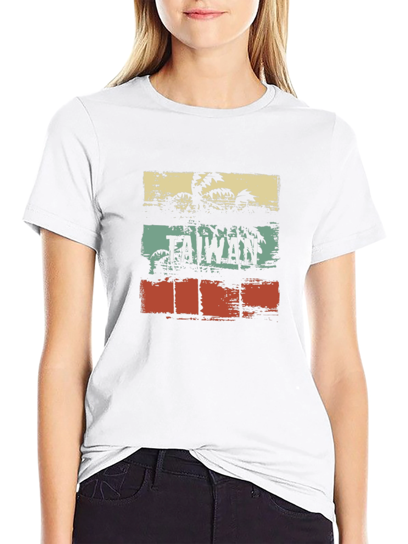 Taiwan Palm Tree Graphic T-Shirt