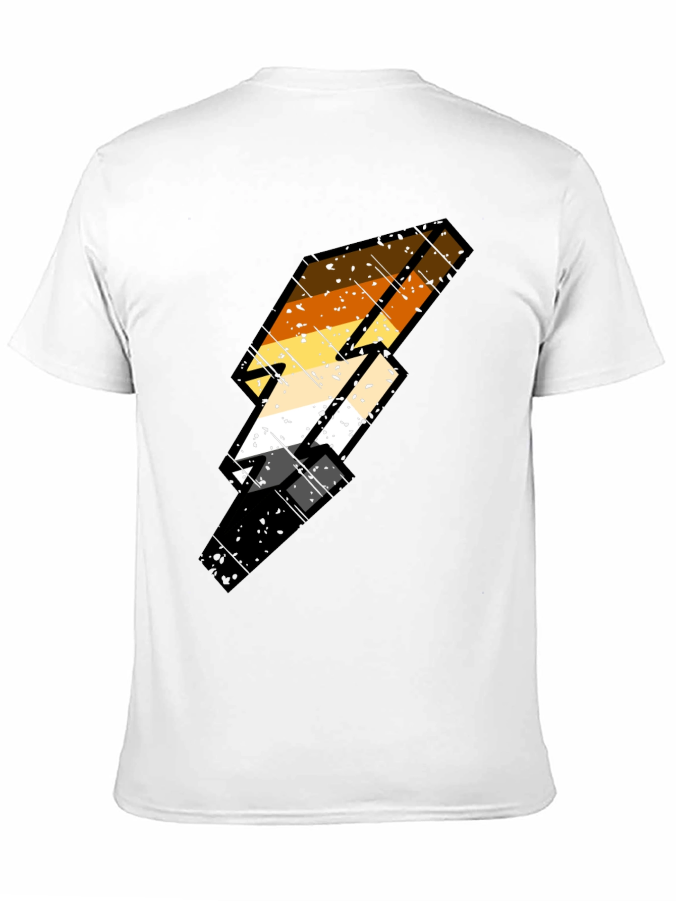 Bear Pride Lightning Bolt Black Tee