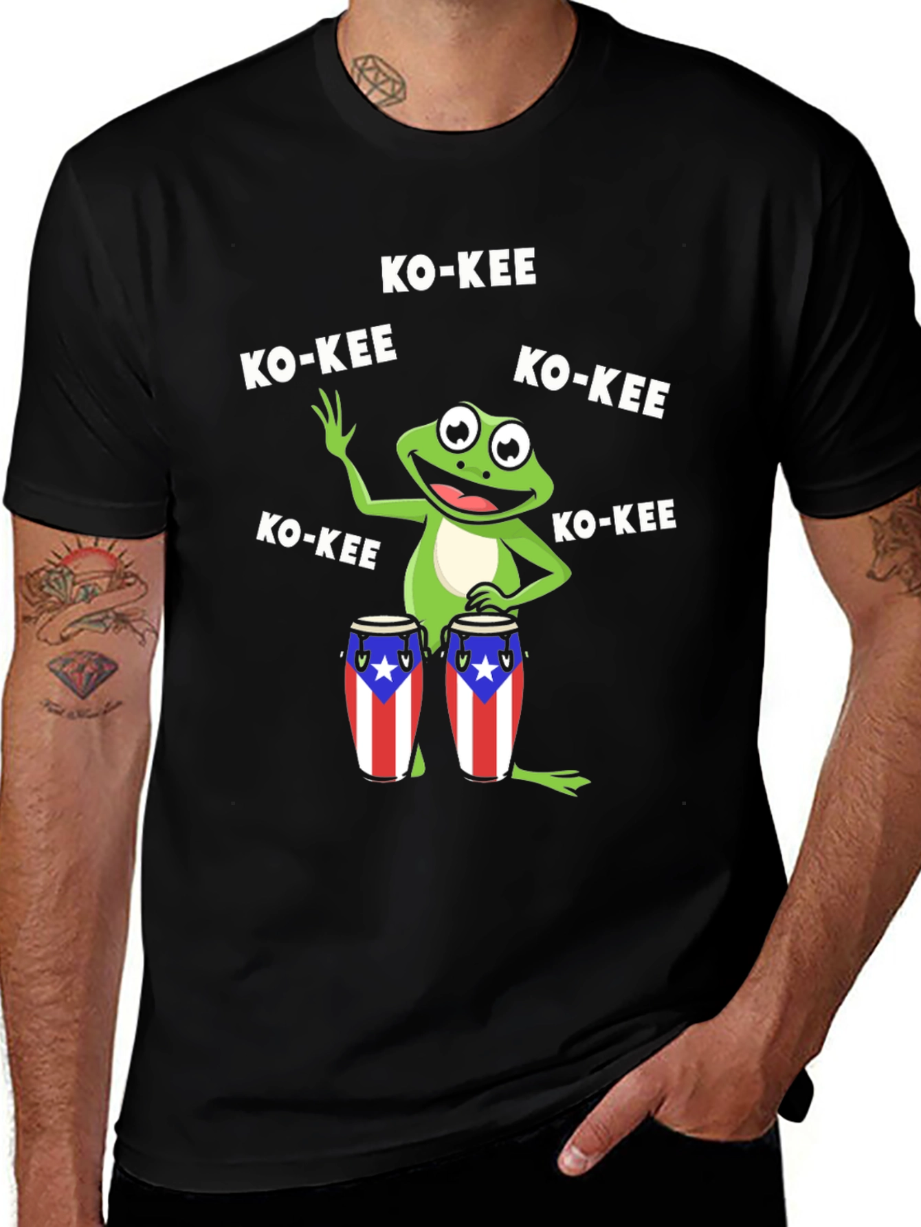Puerto Rico Frog Ko-Kee T-Shirt