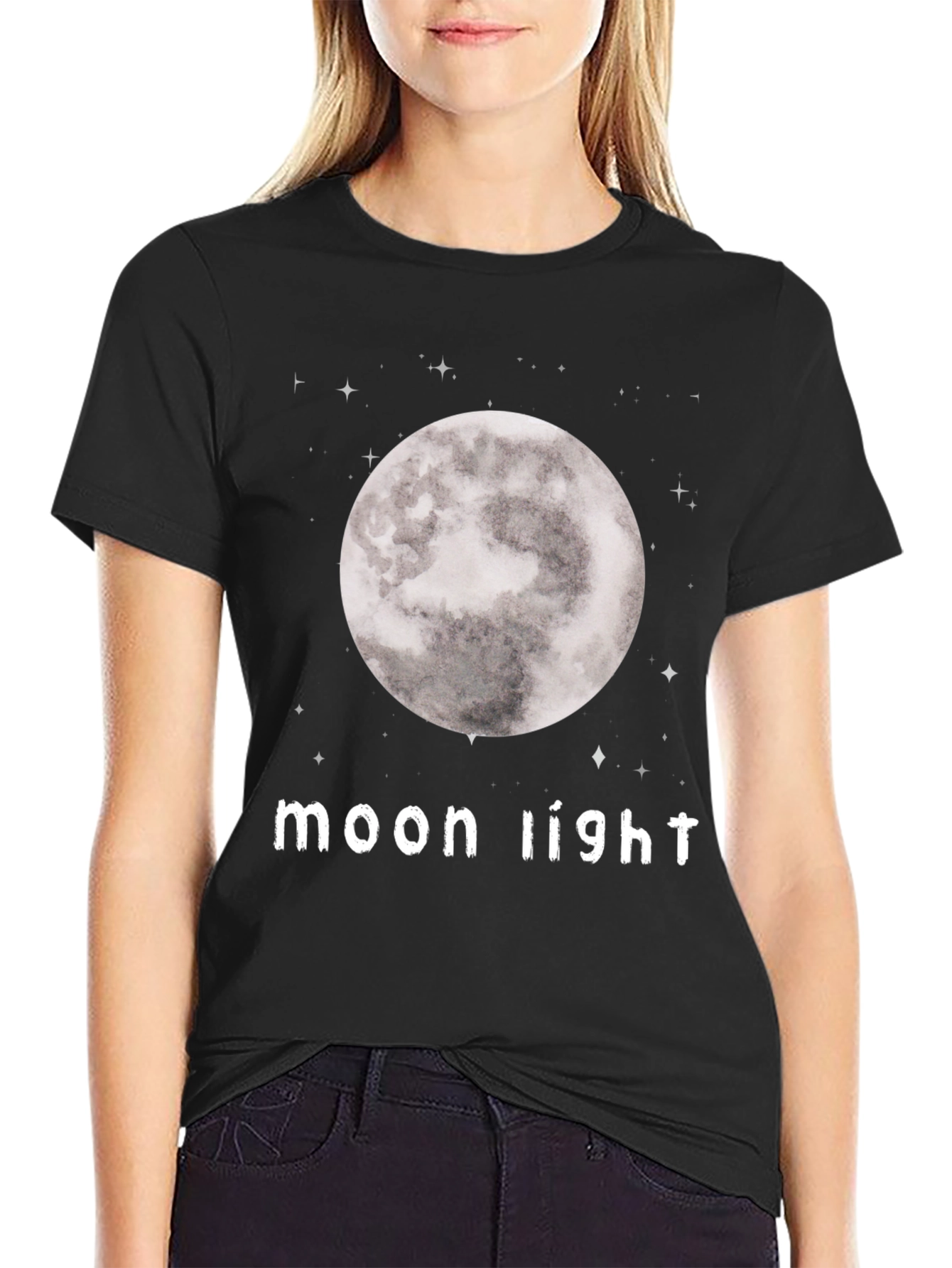 Moon Light Graphic T-Shirt - Stylish and Comfortable