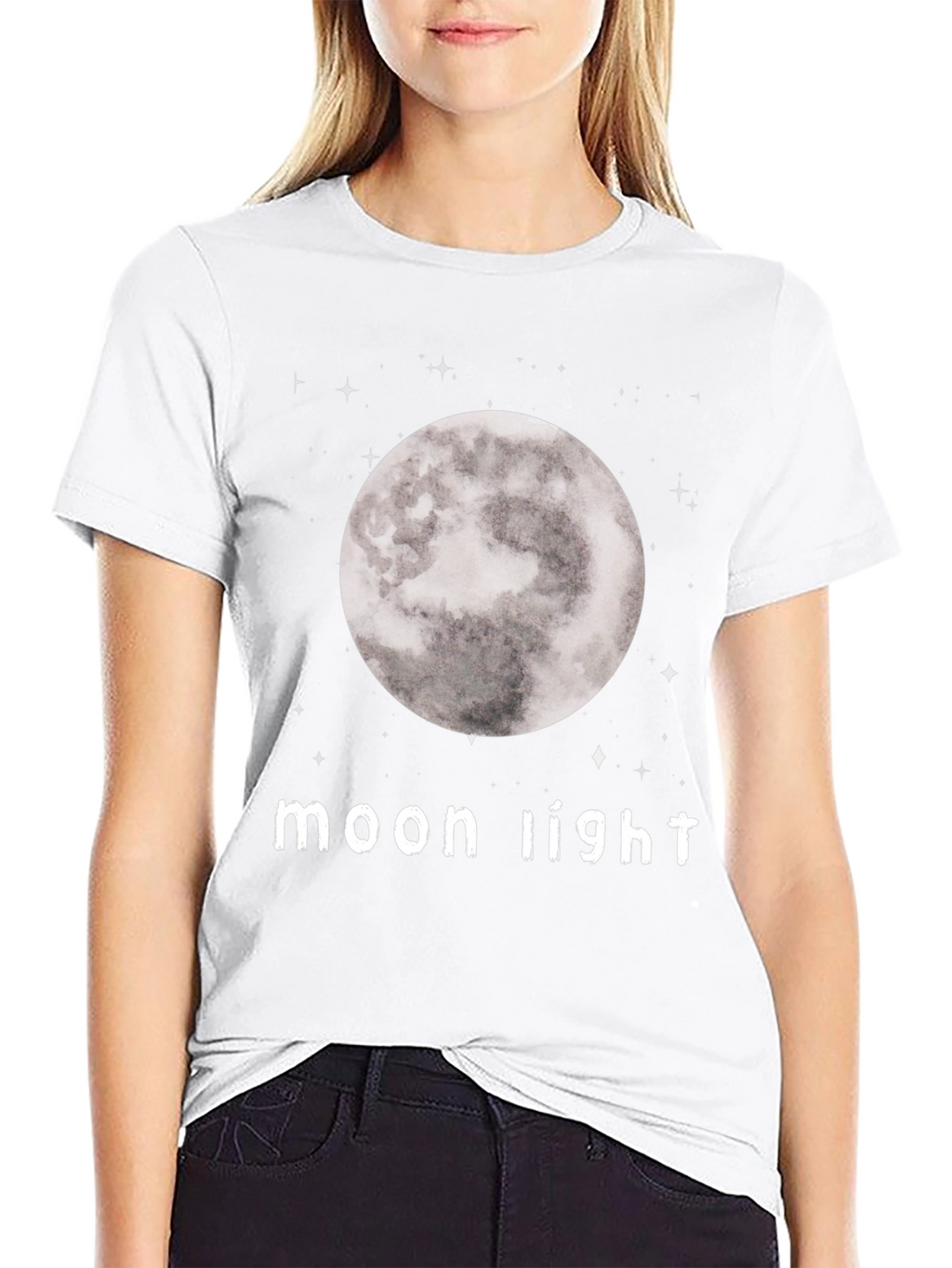 Moon Light Graphic T-Shirt - Stylish and Comfortable