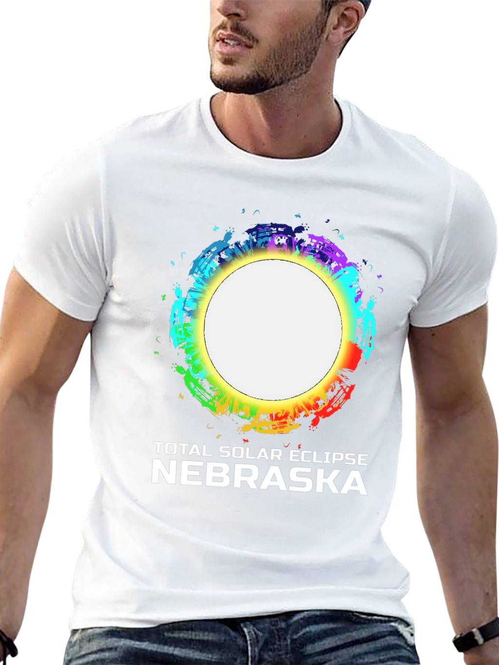 Nebraska Total Solar Eclipse Graphic T-Shirt