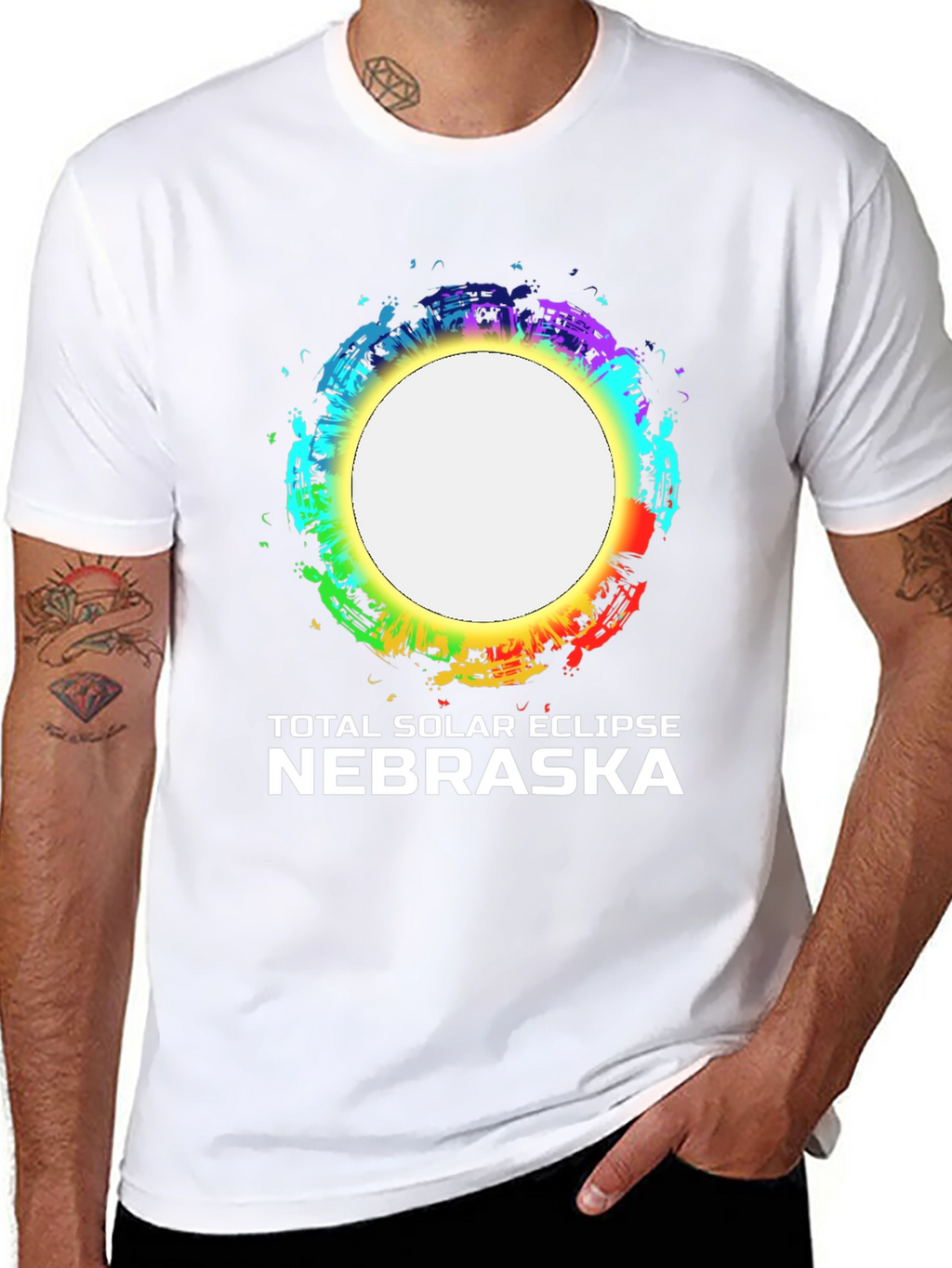 Nebraska Total Solar Eclipse Graphic T-Shirt