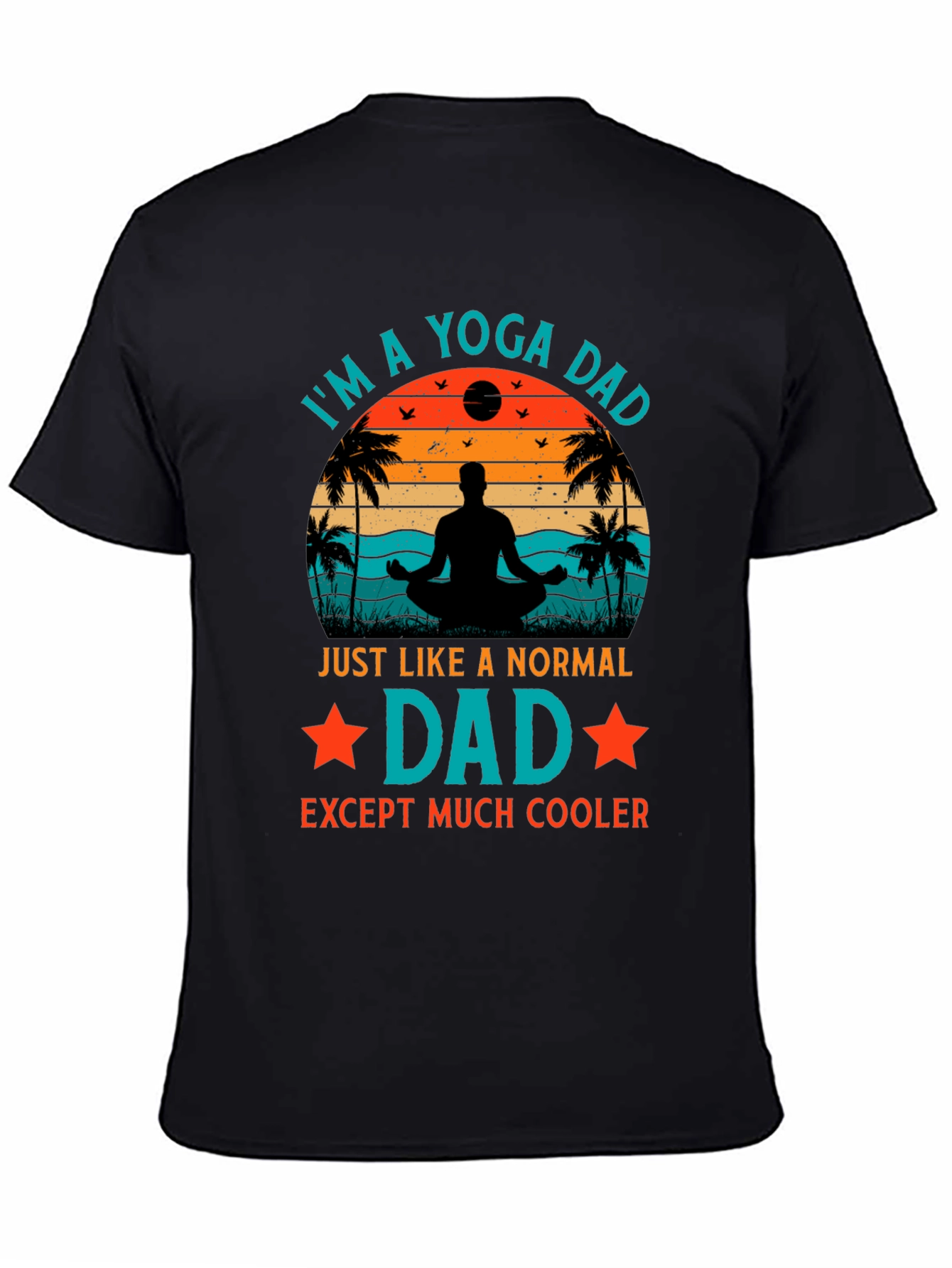 Yoga Dad Graphic T-Shirt - Cool Fathers Day Gift