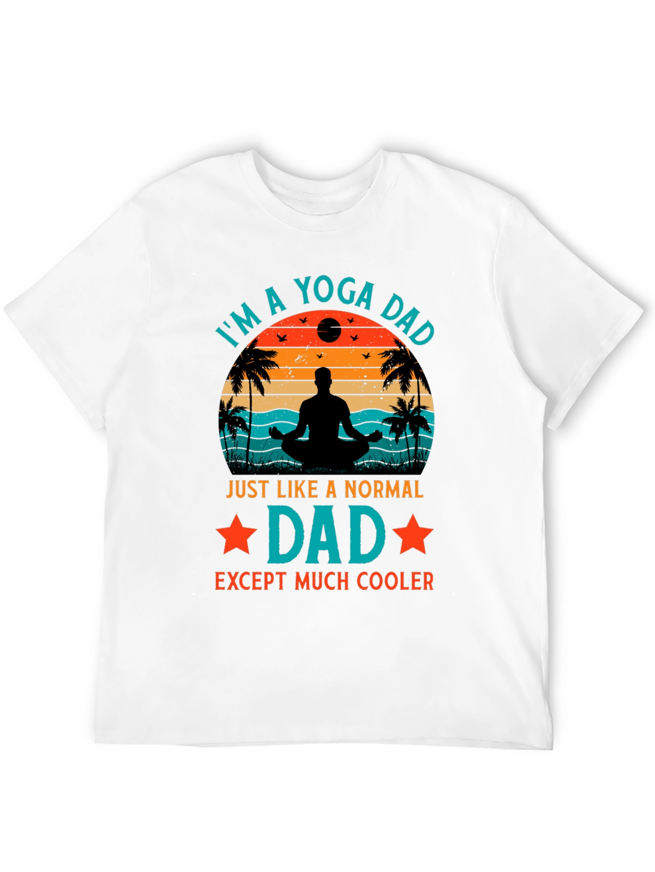 Yoga Dad Graphic T-Shirt - Cool Fathers Day Gift