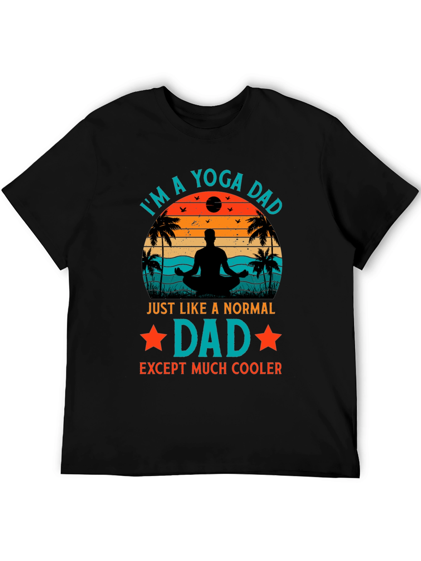 Yoga Dad Graphic T-Shirt - Cool Fathers Day Gift