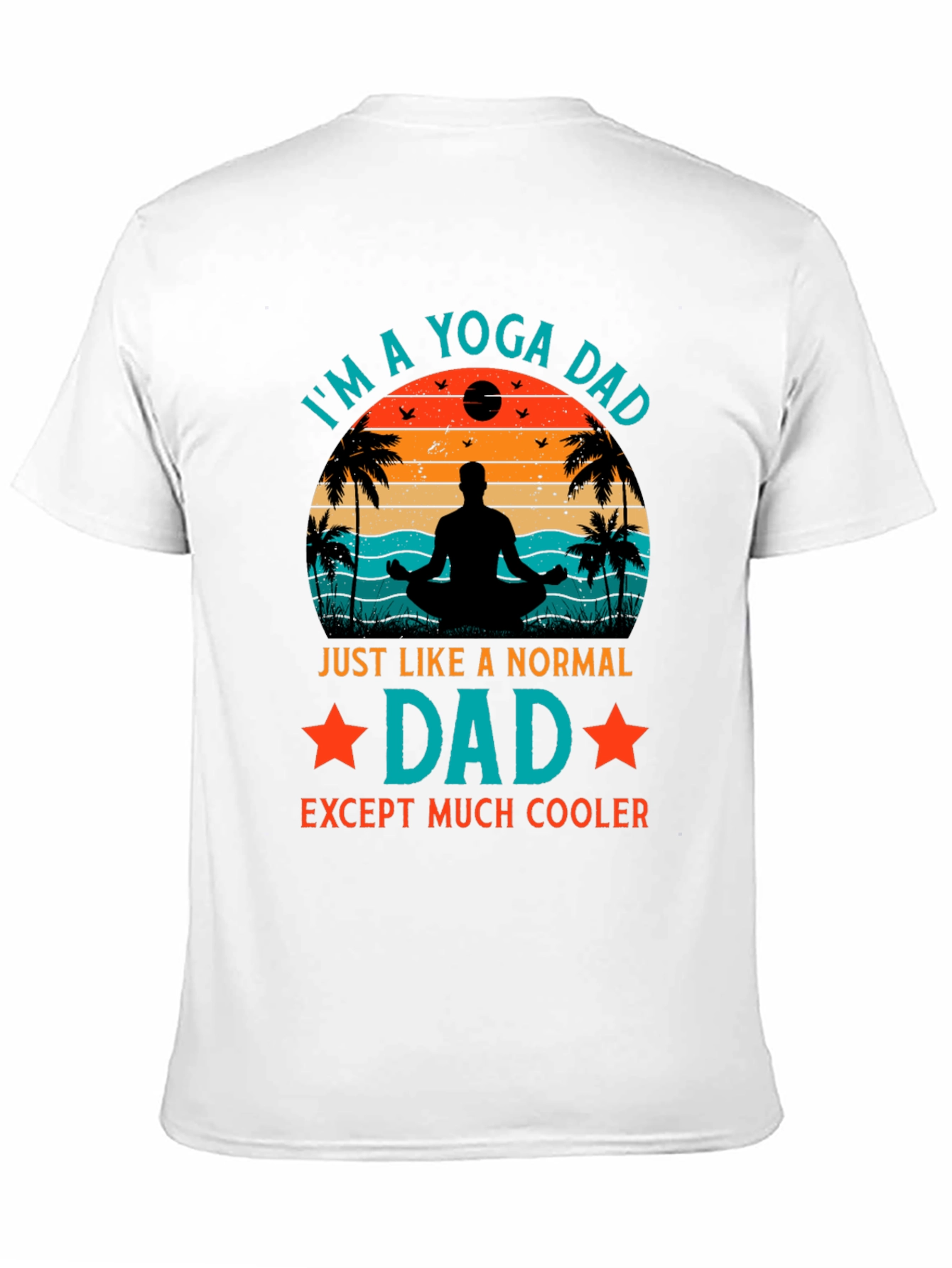 Yoga Dad Graphic T-Shirt - Cool Fathers Day Gift
