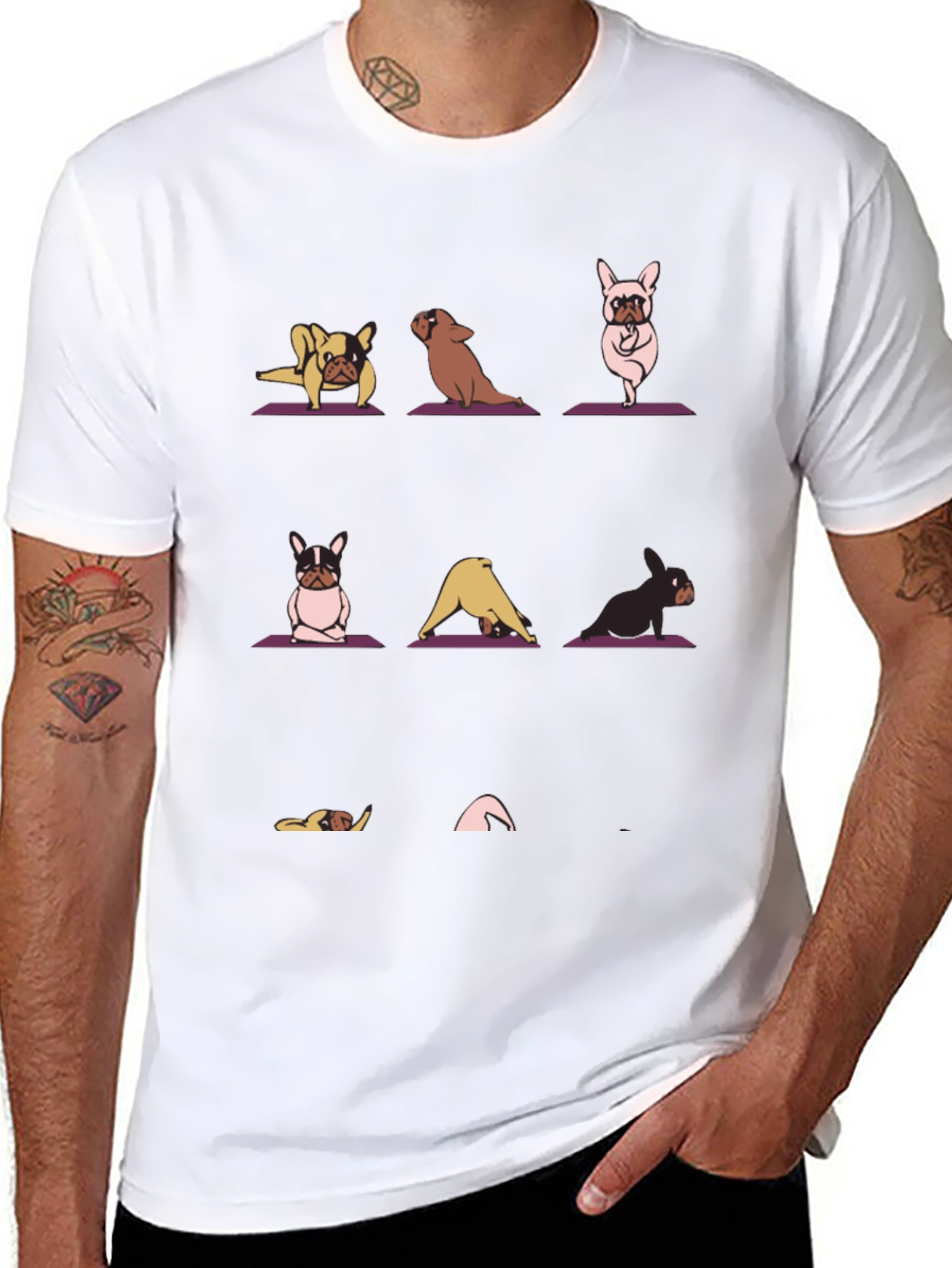 Yoga Dog T-Shirt - Unique Graphic Tee