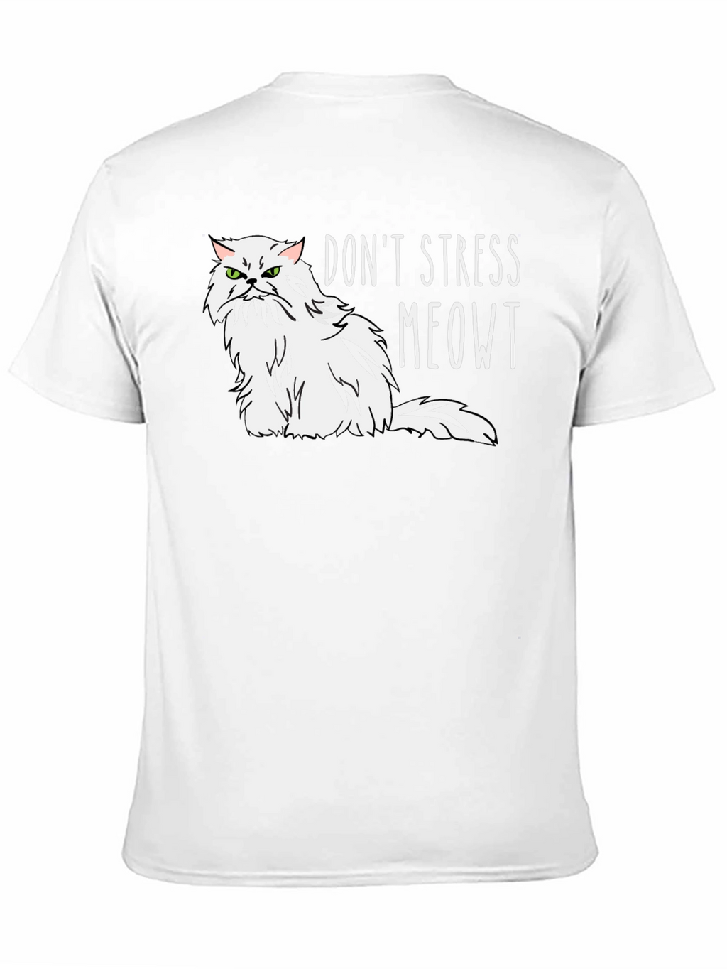 Dont Stress Meowt Cat Graphic T-Shirt