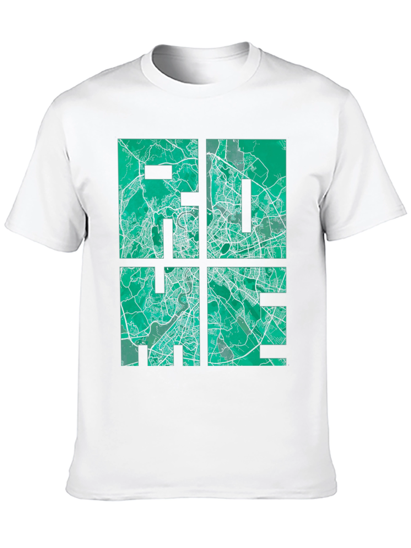 City Map Graphic Tee - Black