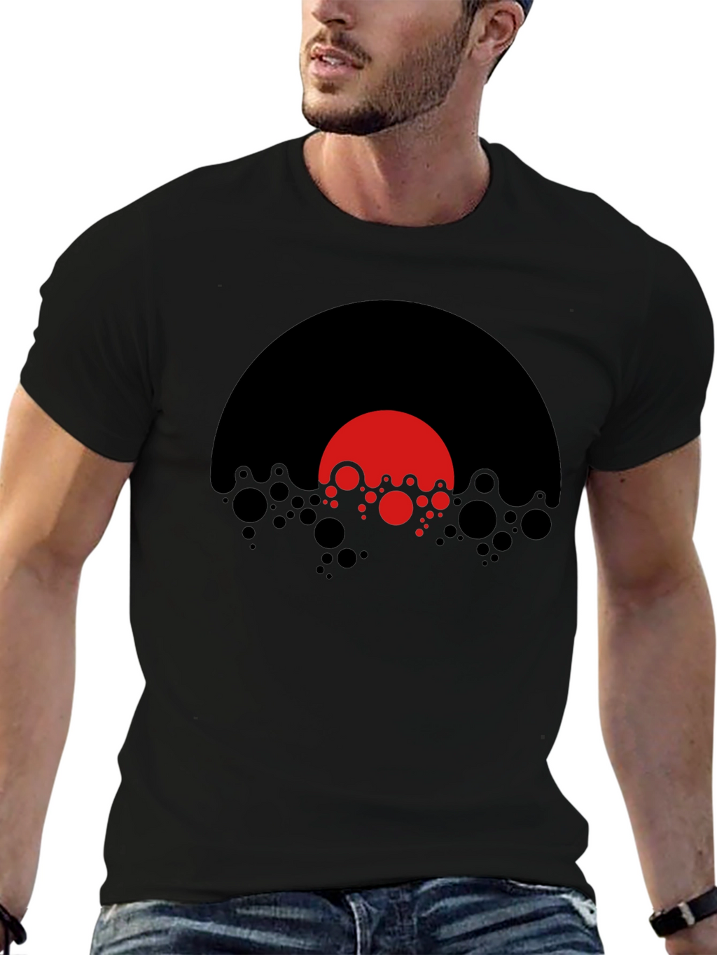 Abstract Sunrise Graphic Tee