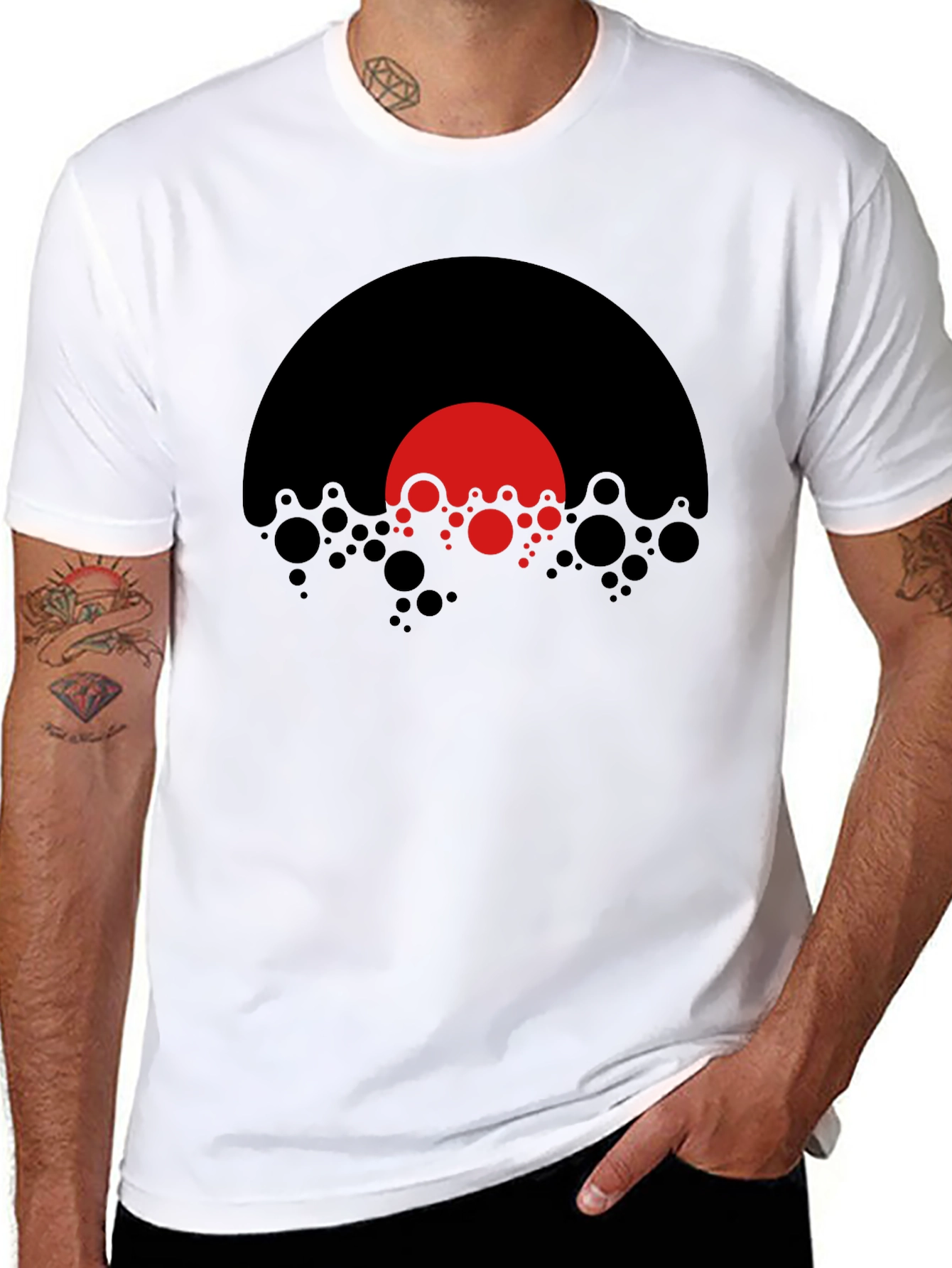 Abstract Sunrise Graphic Tee