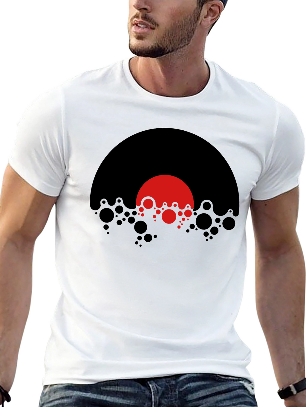Abstract Sunrise Graphic Tee