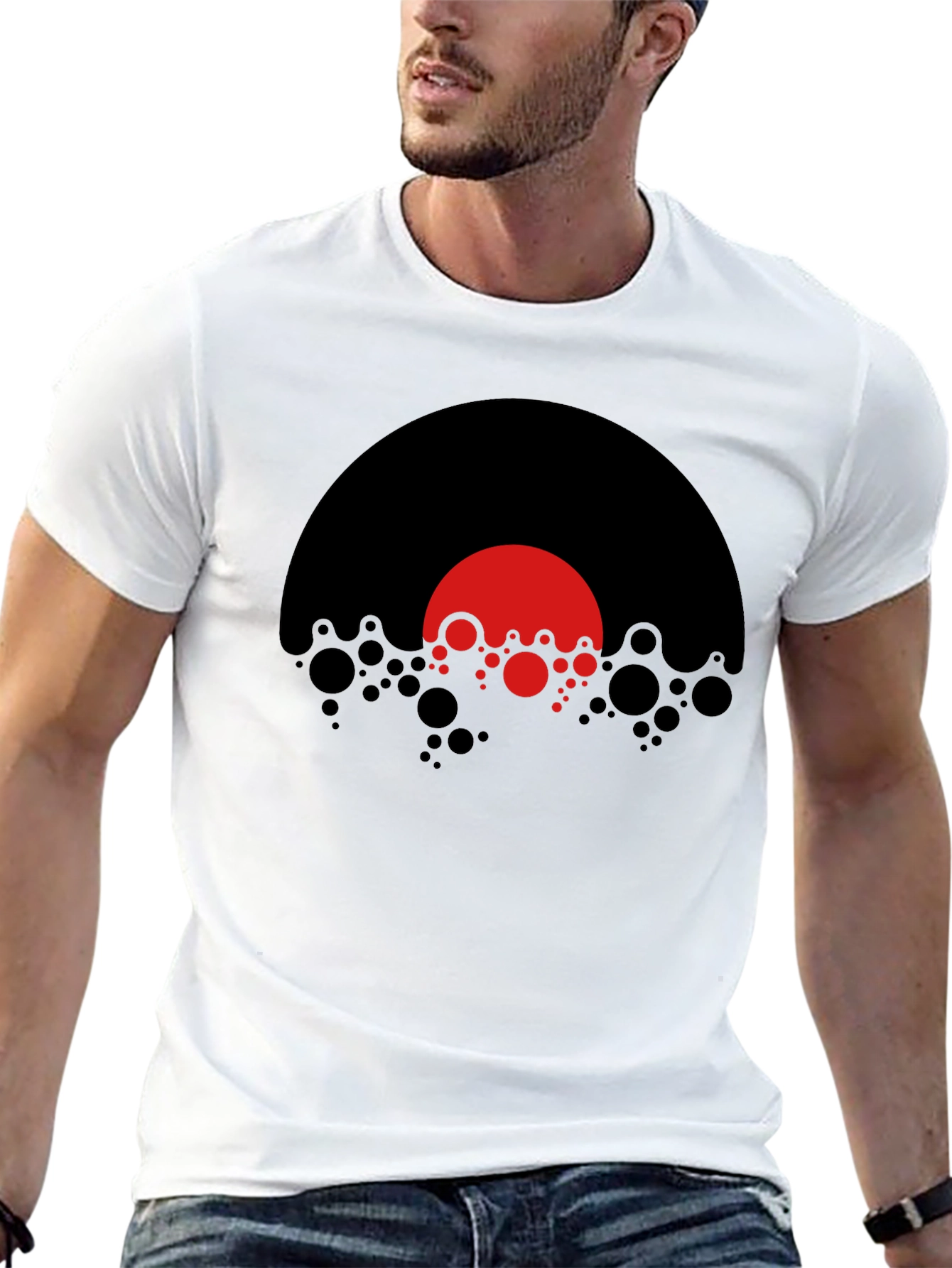 Abstract Sunrise Graphic Tee
