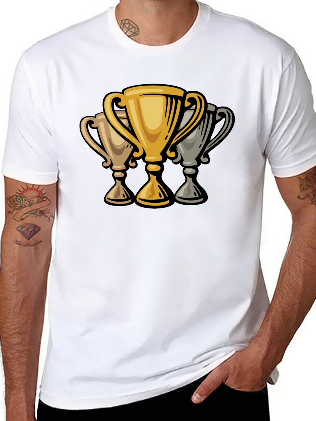 Trophy Graphic Black T-Shirt