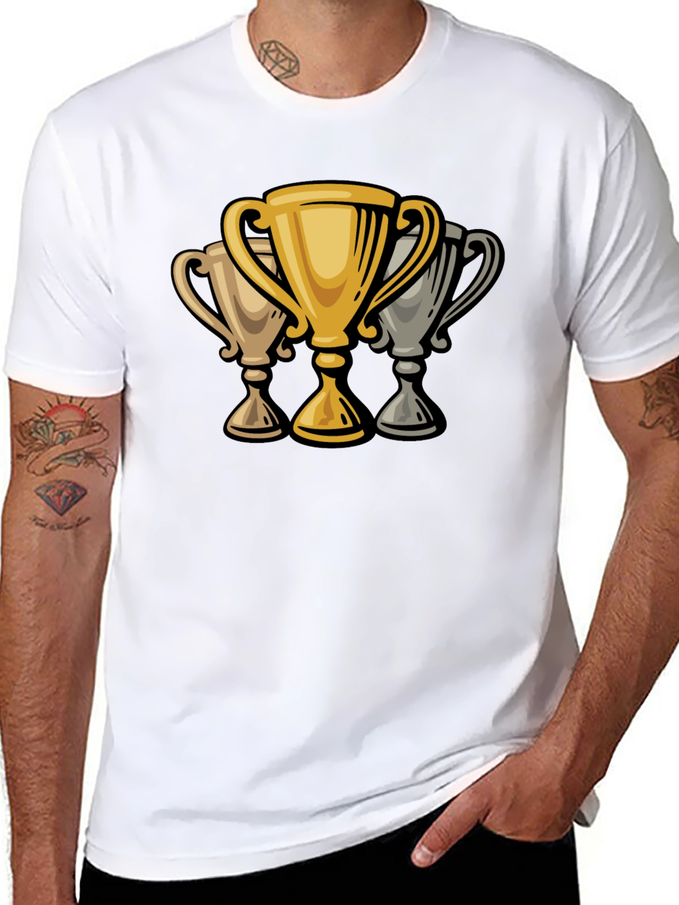 Trophy Graphic Black T-Shirt