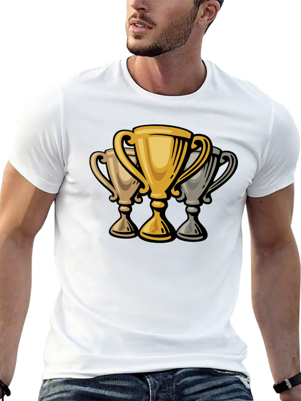 Trophy Graphic Black T-Shirt