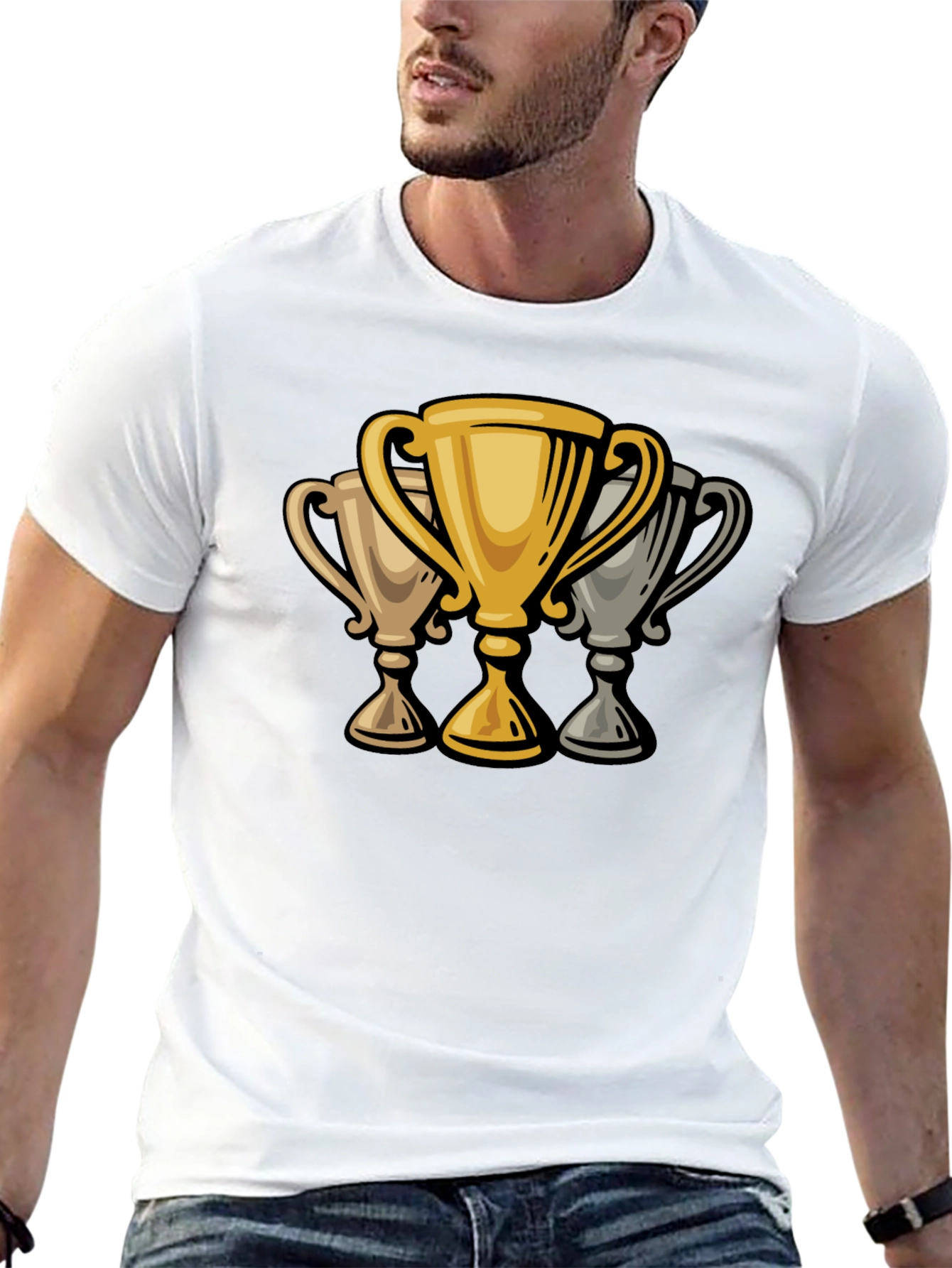 Trophy Graphic Black T-Shirt