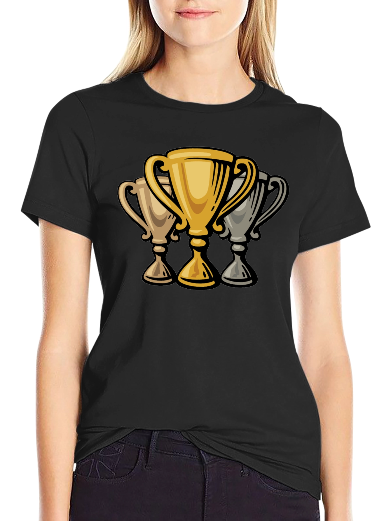 Trophy Graphic Black T-Shirt