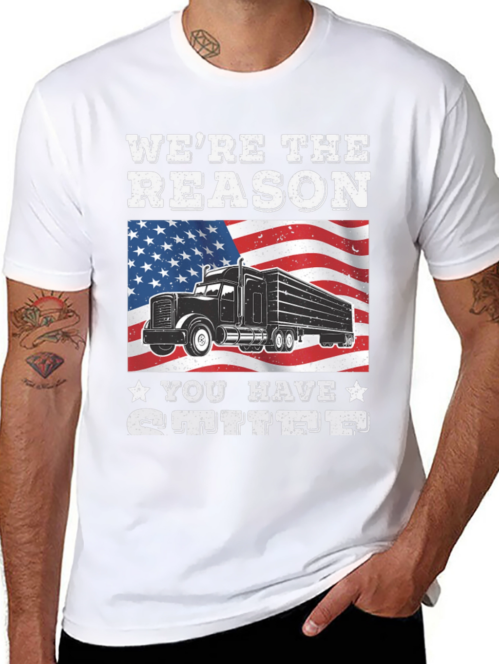 Trucker Pride Tee: Were The Reason You Have Stuff!