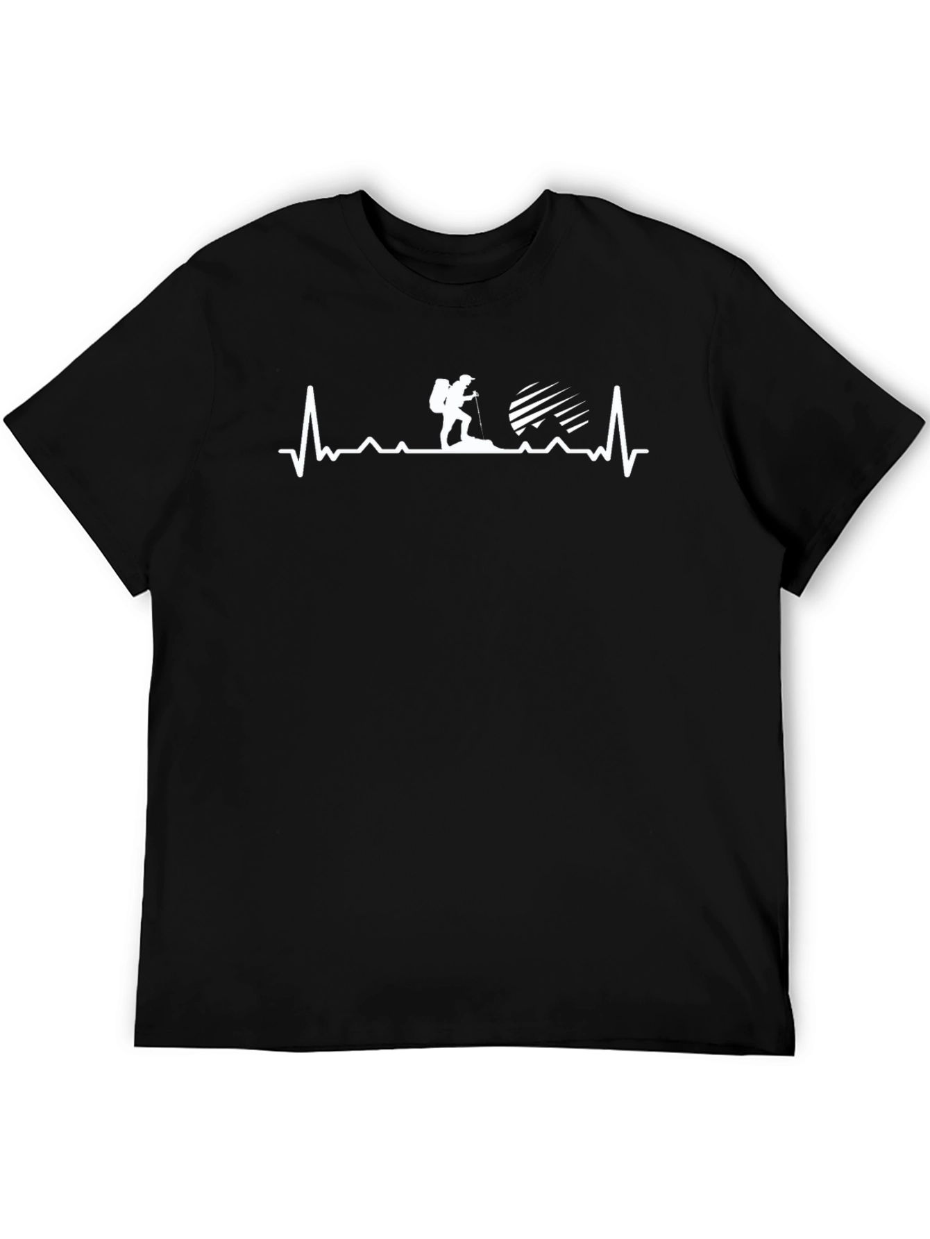 Hiking Heartbeat T-Shirt - Outdoor Adventure Tee