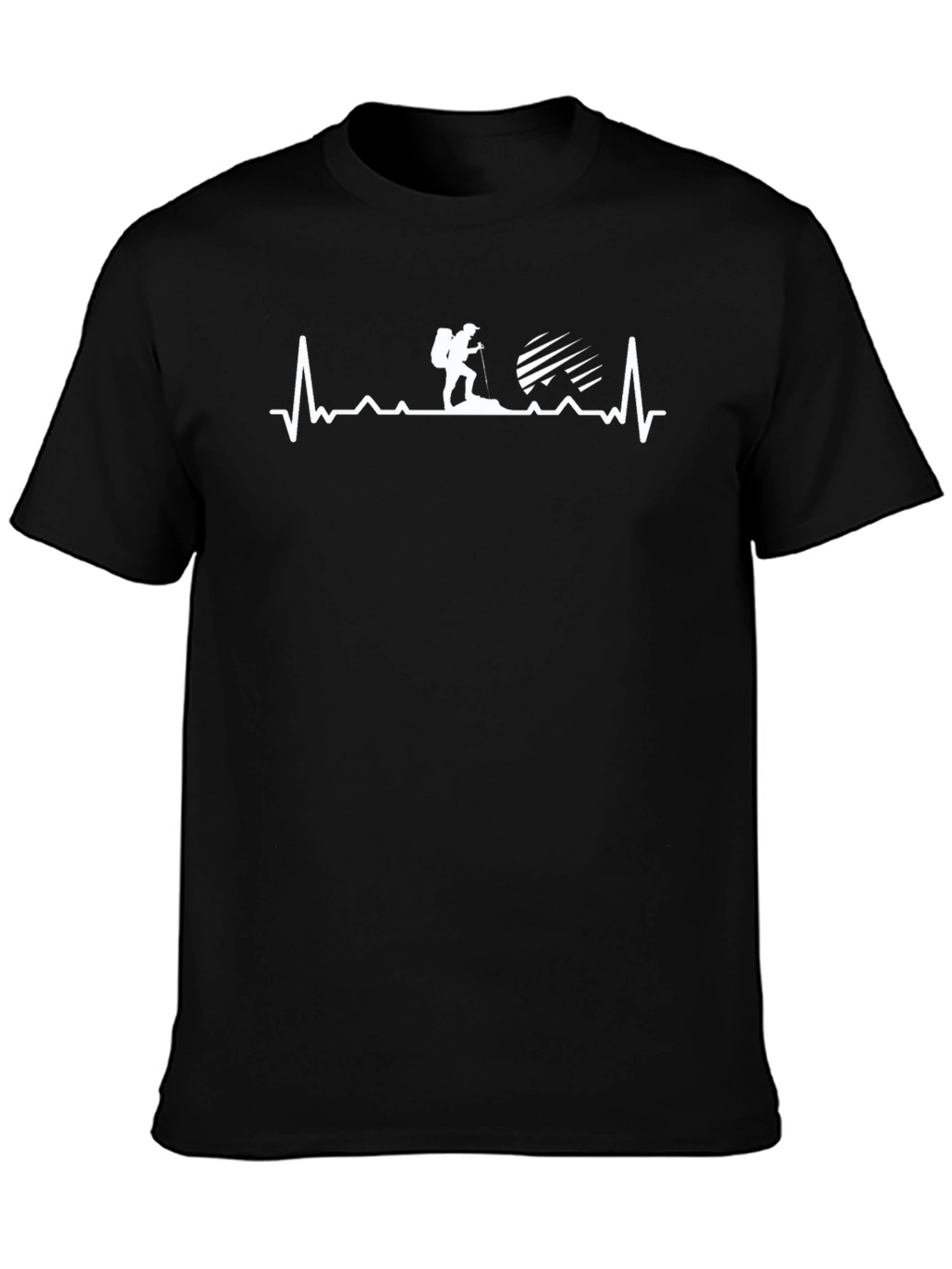 Hiking Heartbeat T-Shirt - Outdoor Adventure Tee