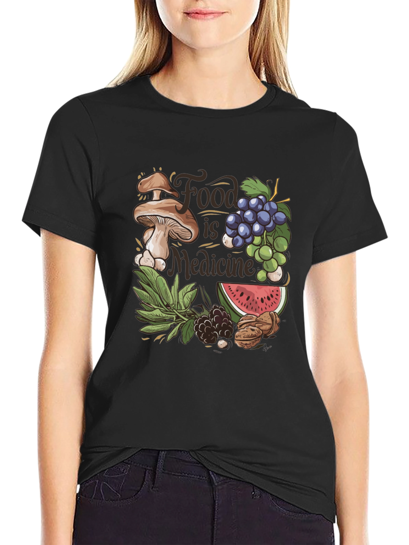 Food is Medicine Graphic T-Shirt
