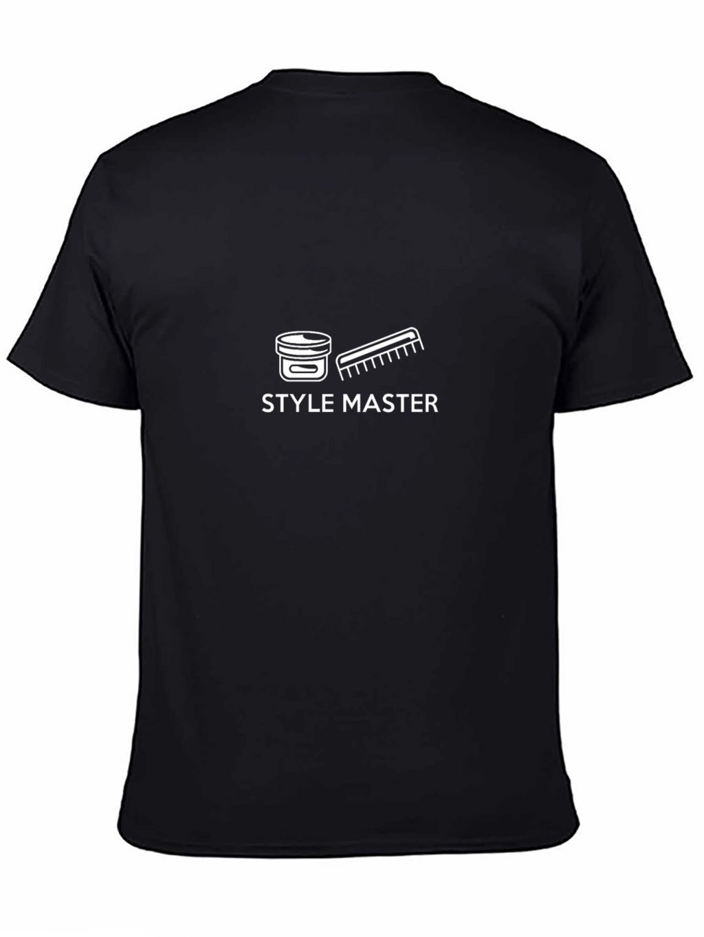 Style Master Graphic Tee - Mens Black T-Shirt