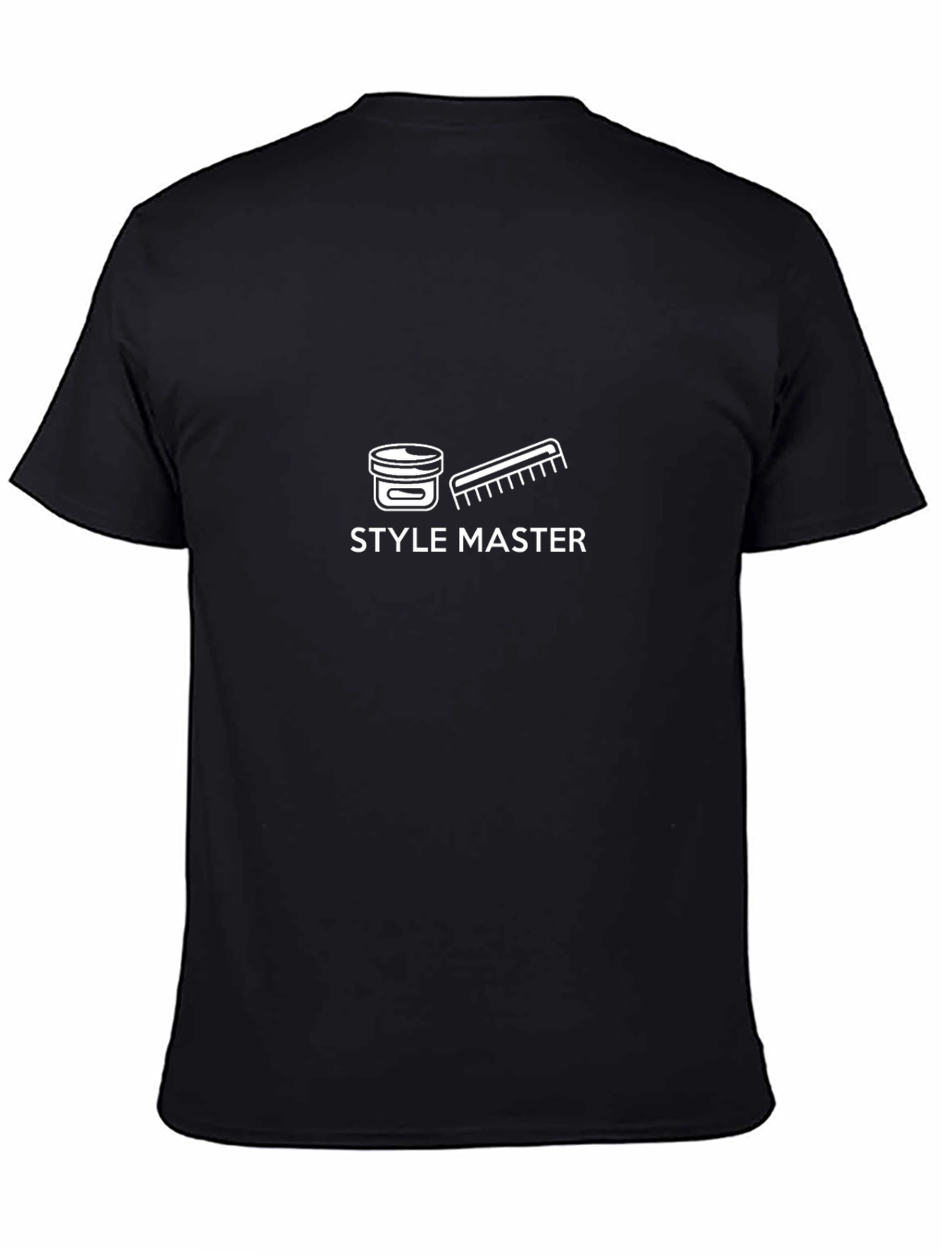 Style Master Graphic Tee - Mens Black T-Shirt