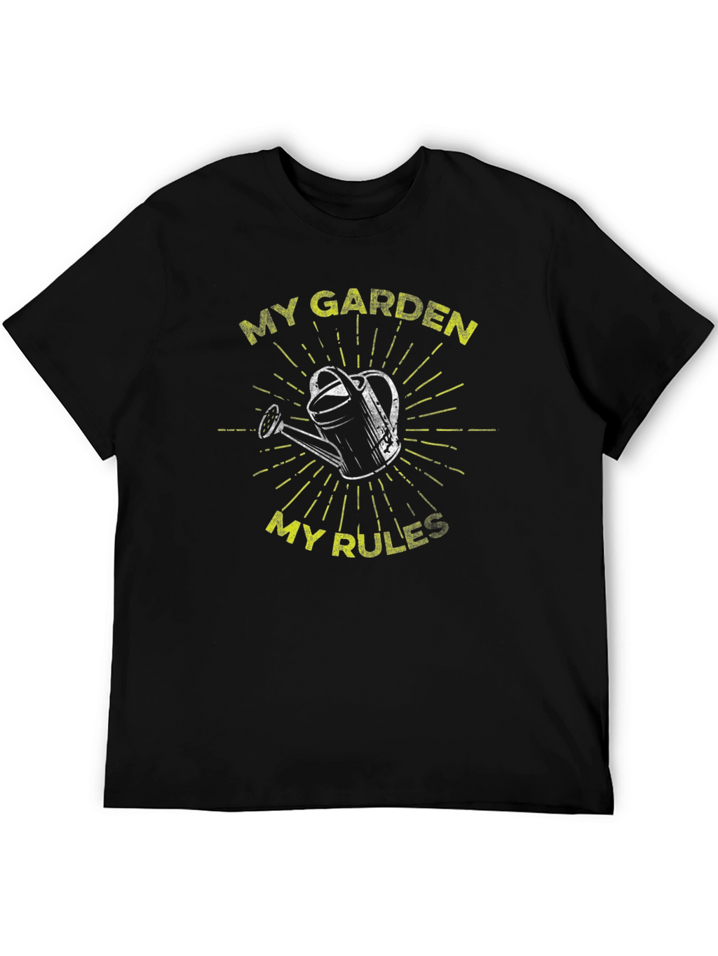 My Garden My Rules Black T-Shirt