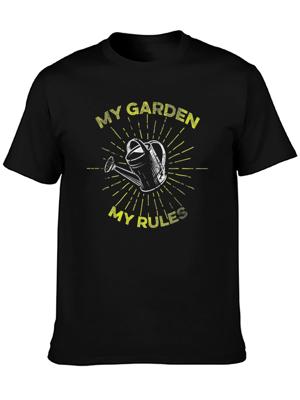 My Garden My Rules Black T-Shirt