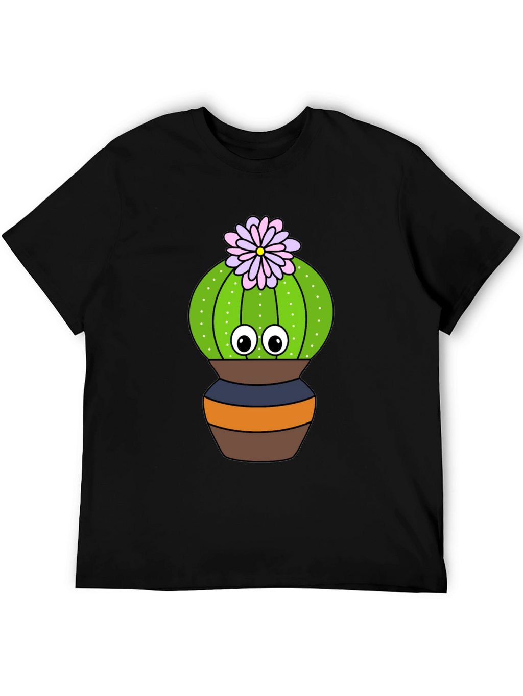Cute Cactus Graphic Tee - Potted Plant Shirt