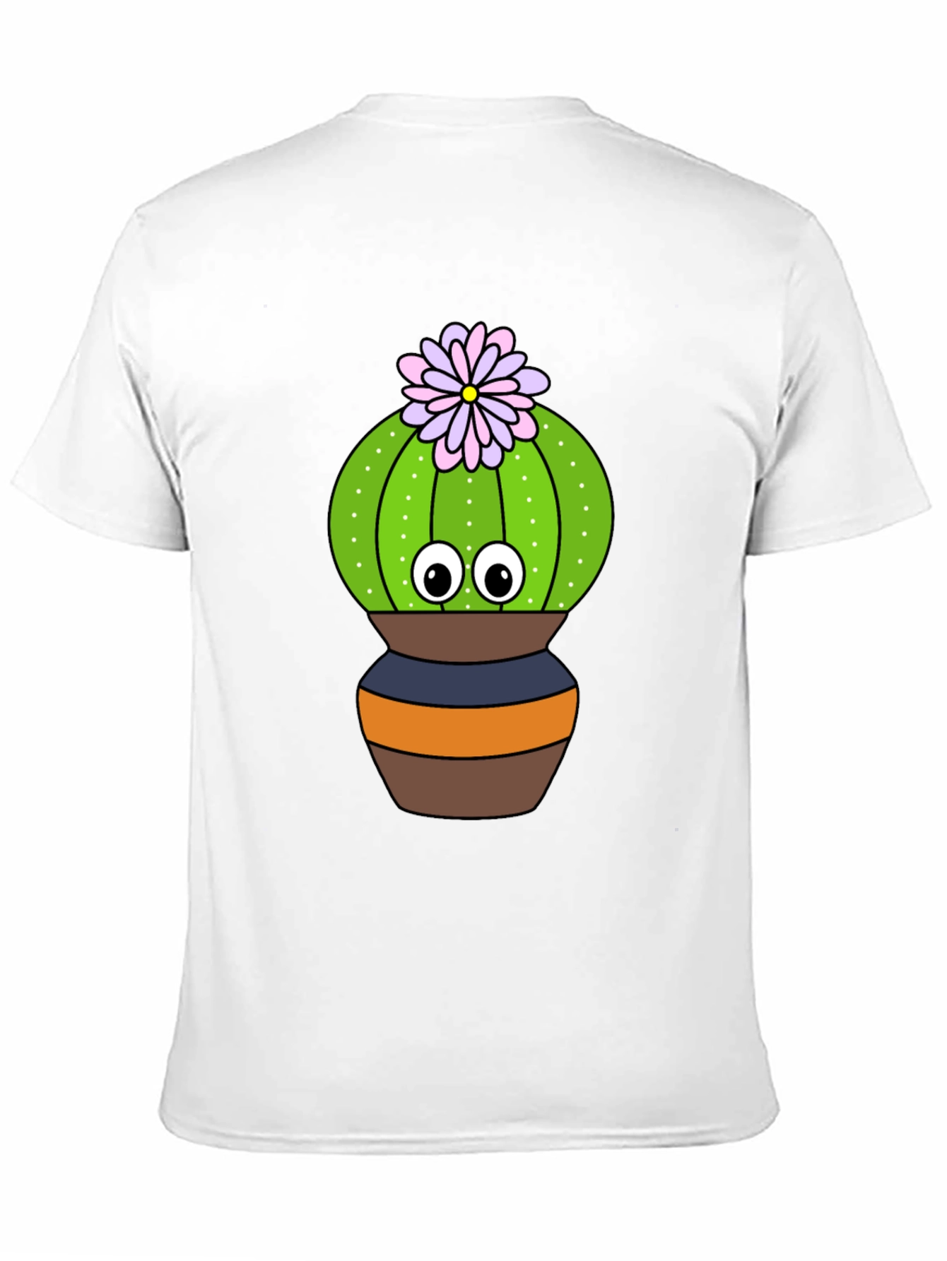 Cute Cactus Graphic Tee - Potted Plant Shirt