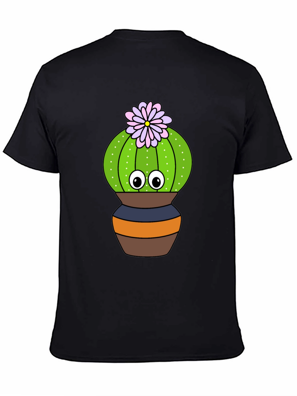 Cute Cactus Graphic Tee - Potted Plant Shirt