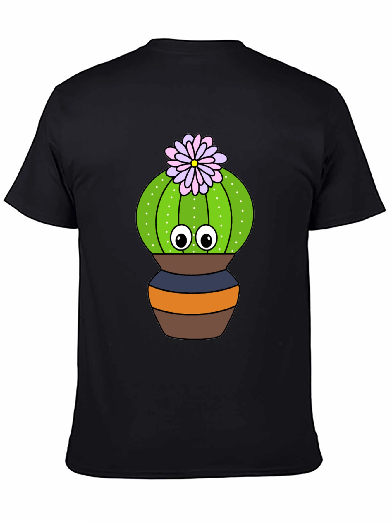 Cute Cactus Graphic Tee - Potted Plant Shirt