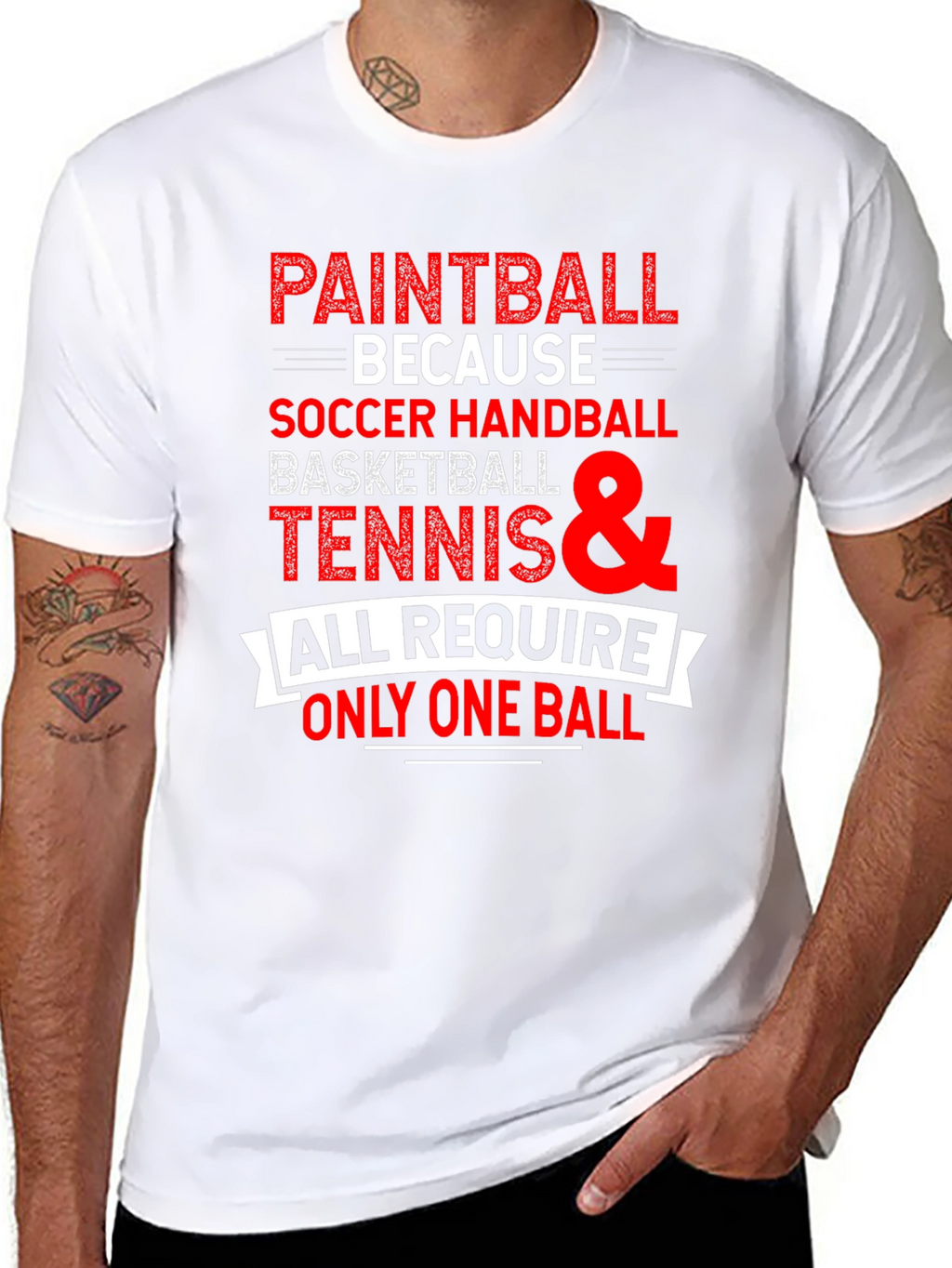 Paintball Because T-Shirt