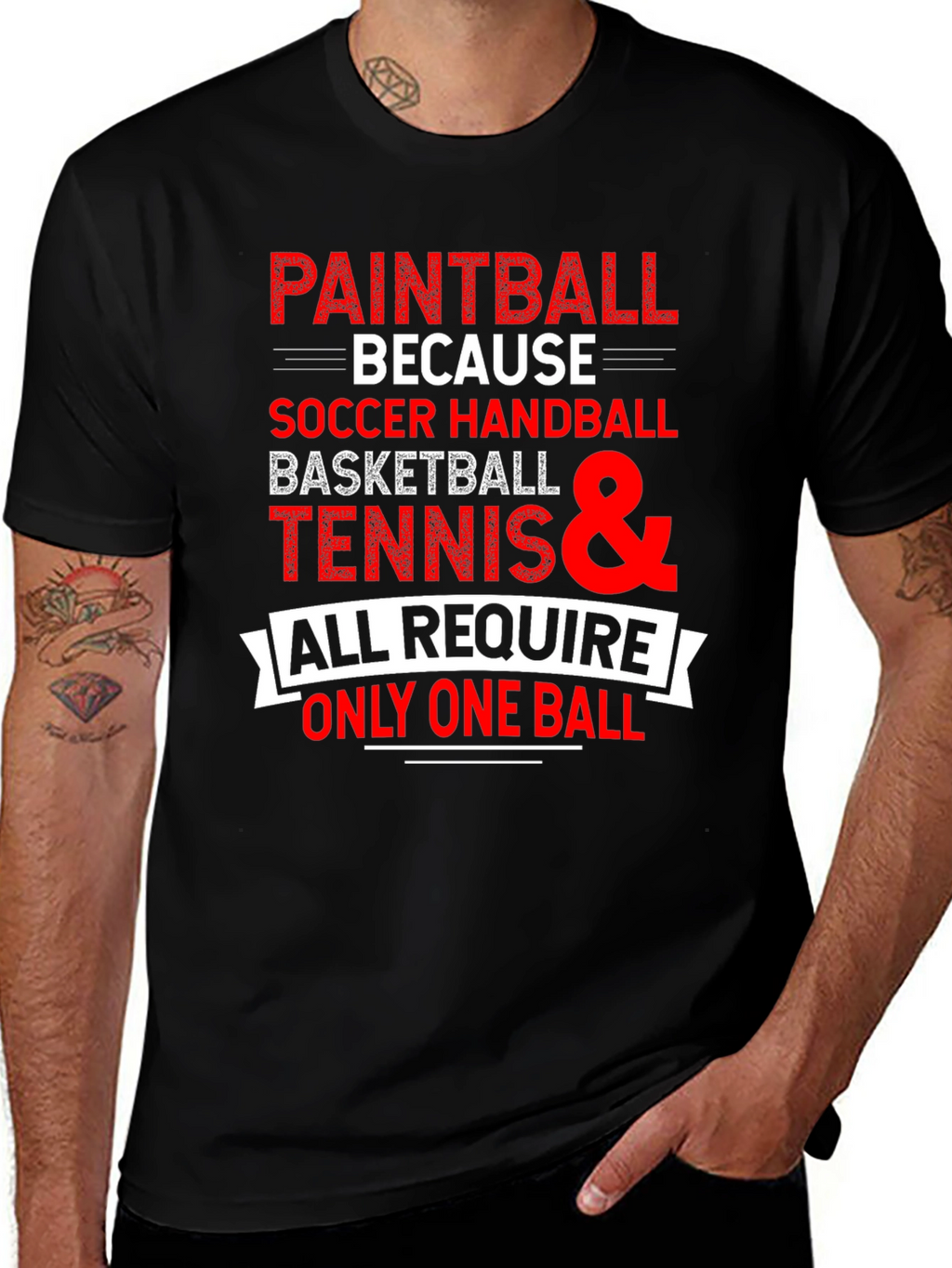 Paintball Because T-Shirt