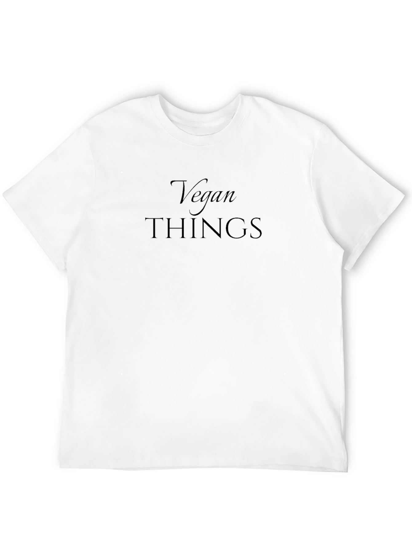 Vegan Things Black T-Shirt