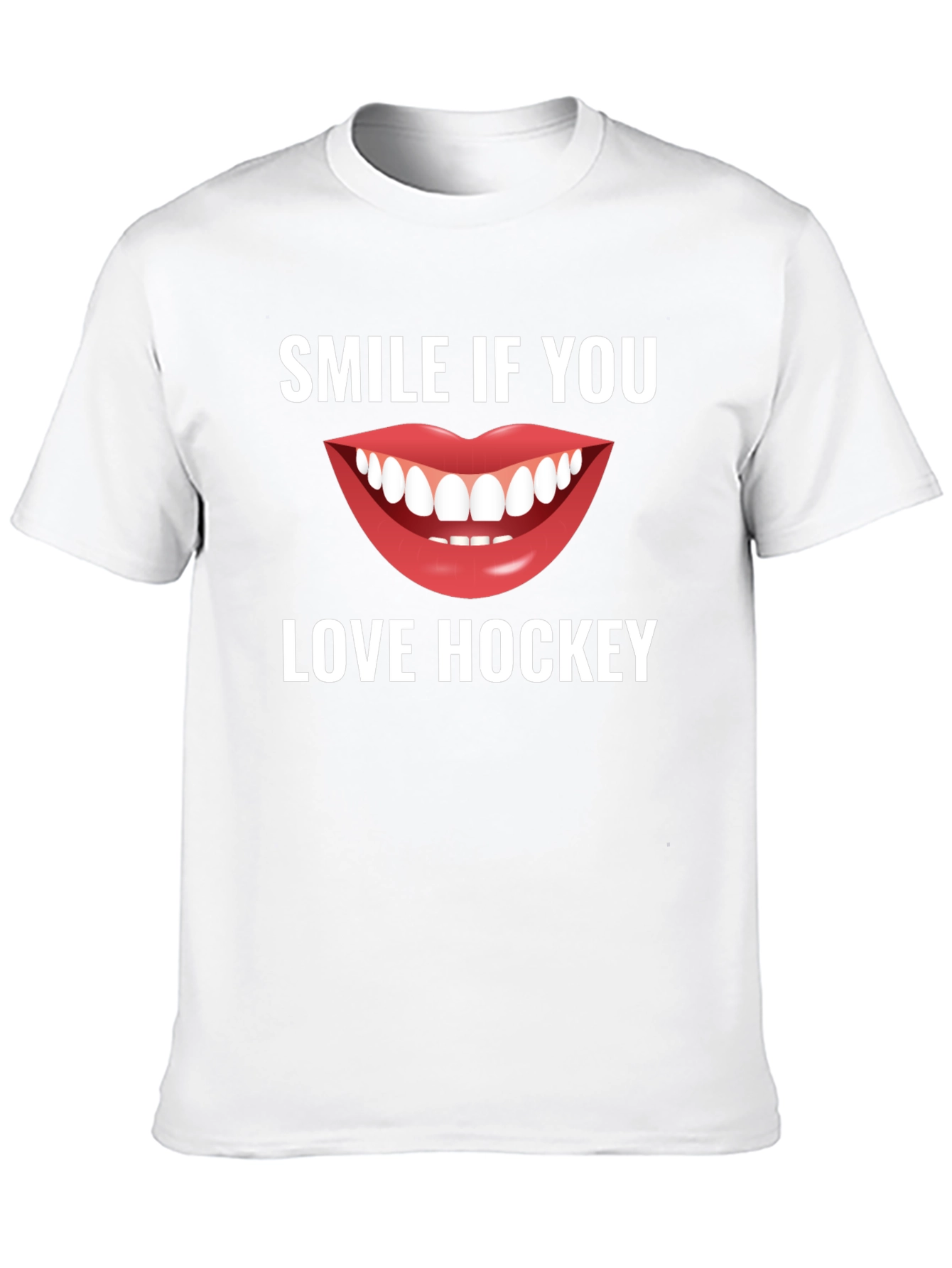 Smile If You Love Hockey T-Shirt