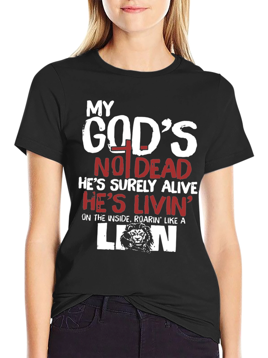 My Gods Not Dead Lion T-Shirt