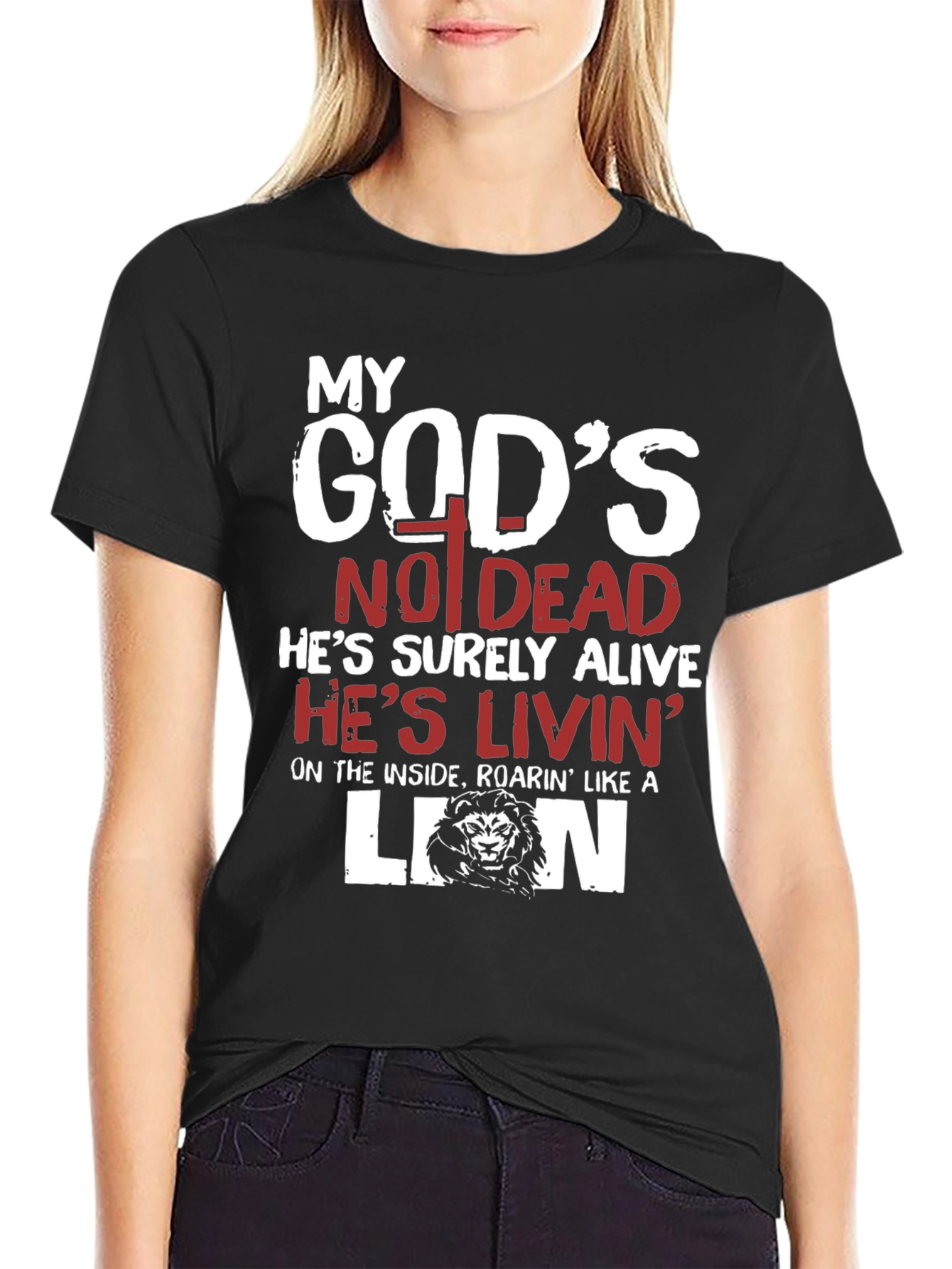 My Gods Not Dead Lion T-Shirt