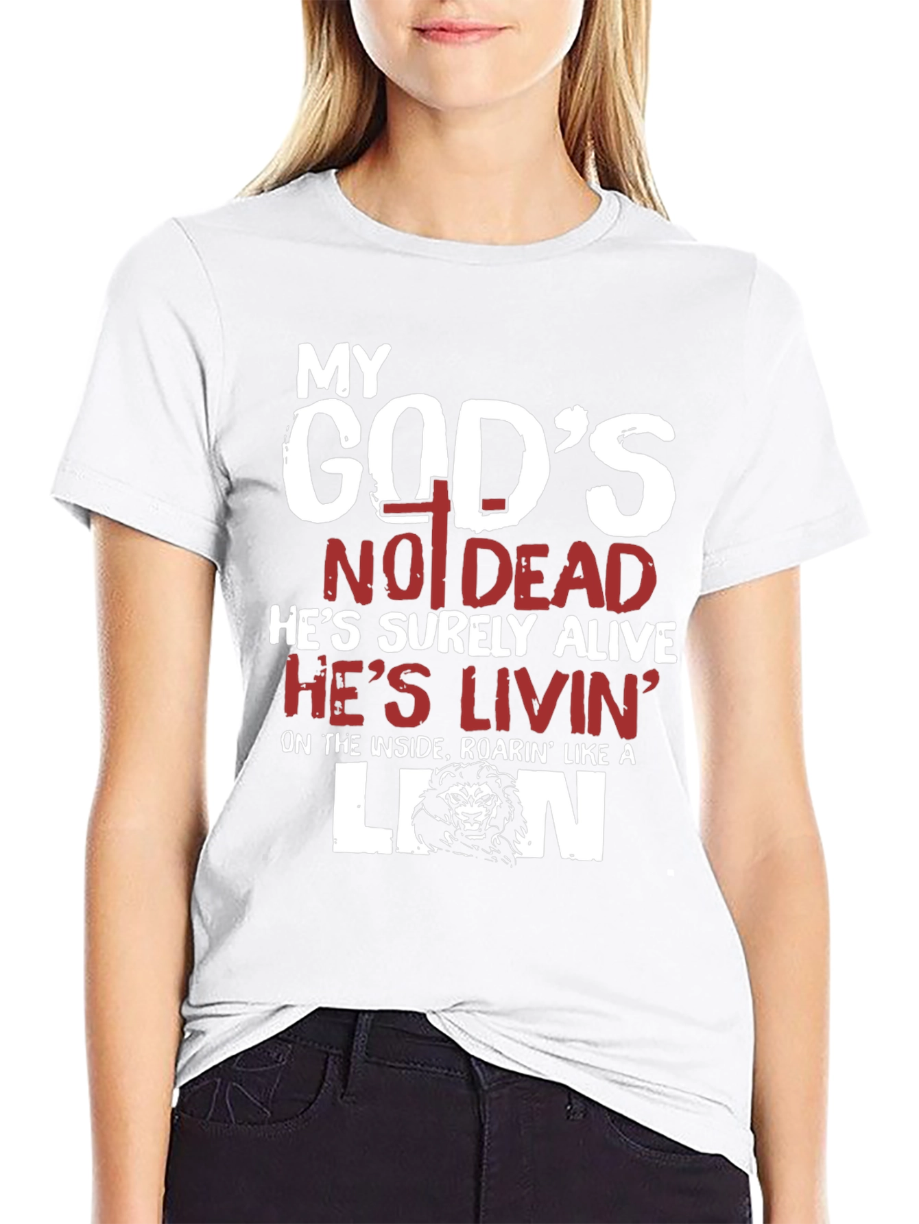 My Gods Not Dead Lion T-Shirt