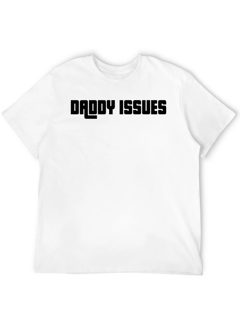 Daddy Issues Mens Black Graphic Tee