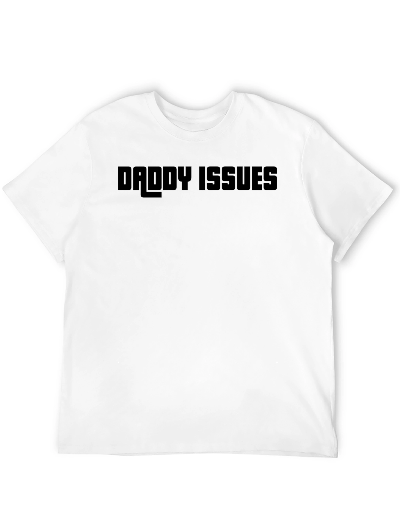 Daddy Issues Mens Black Graphic Tee